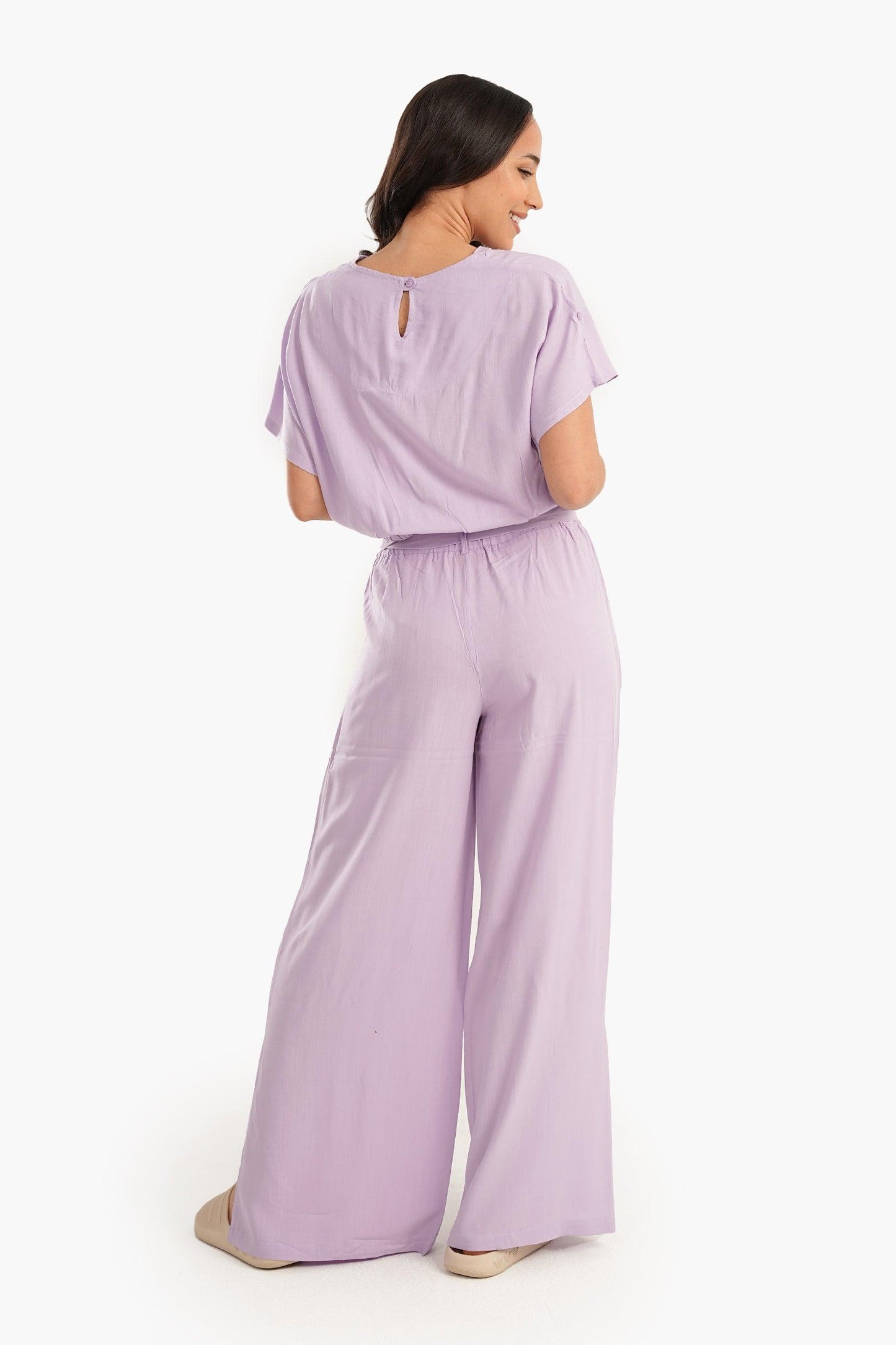 Pyjama Set with Side Slits - Carina - ÙƒØ§Ø±ÙŠÙ†Ø§