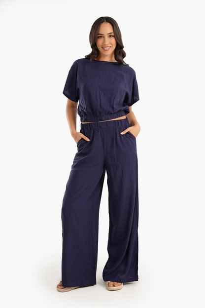 Pyjama Set with Side Slits - Carina - ÙƒØ§Ø±ÙŠÙ†Ø§