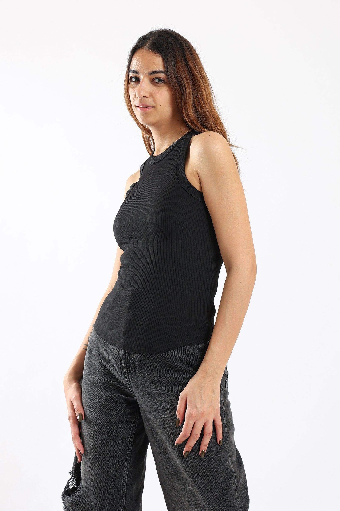 Racer Back Ribbed Top - Carina - ÙƒØ§Ø±ÙŠÙ†Ø§