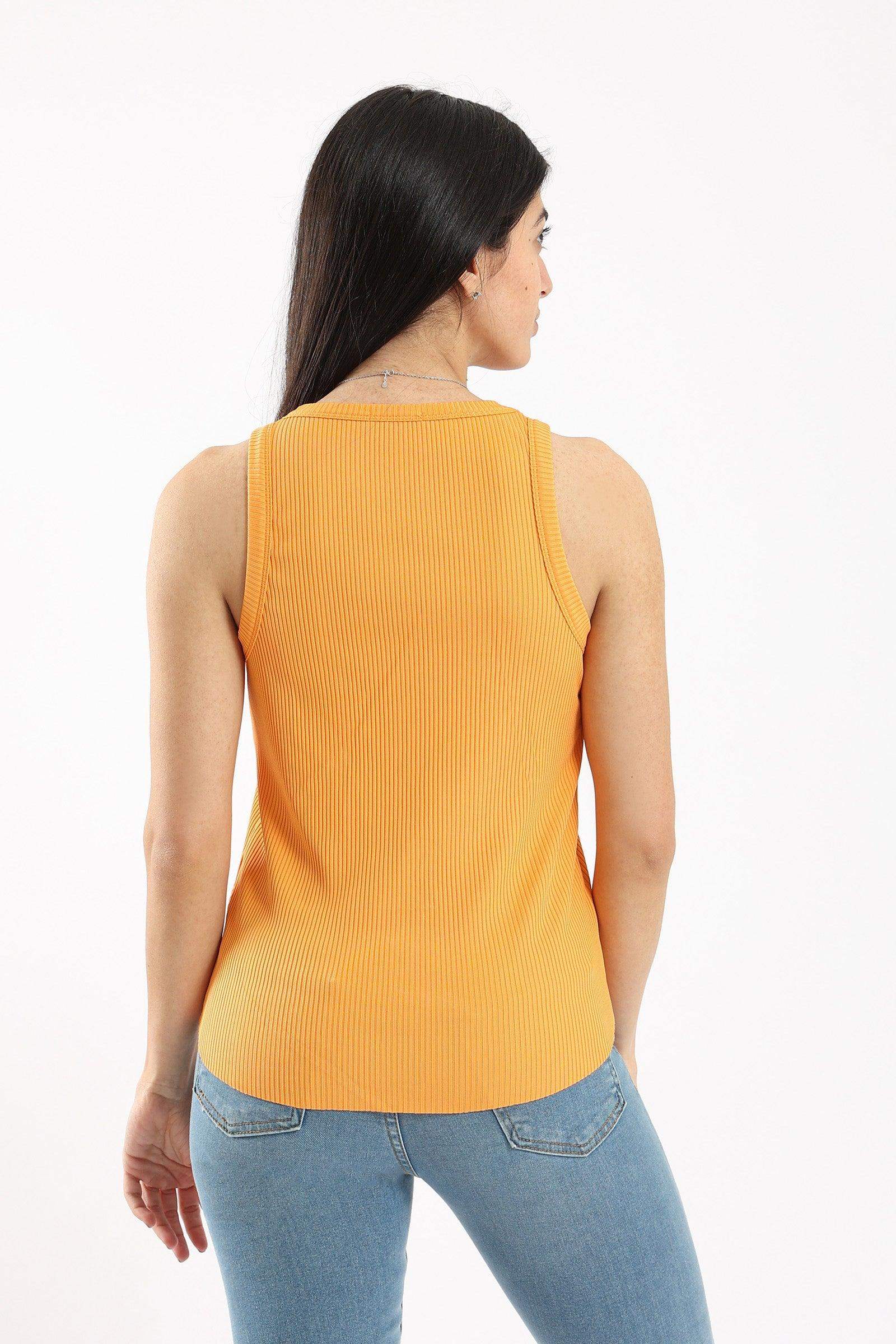 Racer Back Ribbed Top - Carina - ÙƒØ§Ø±ÙŠÙ†Ø§