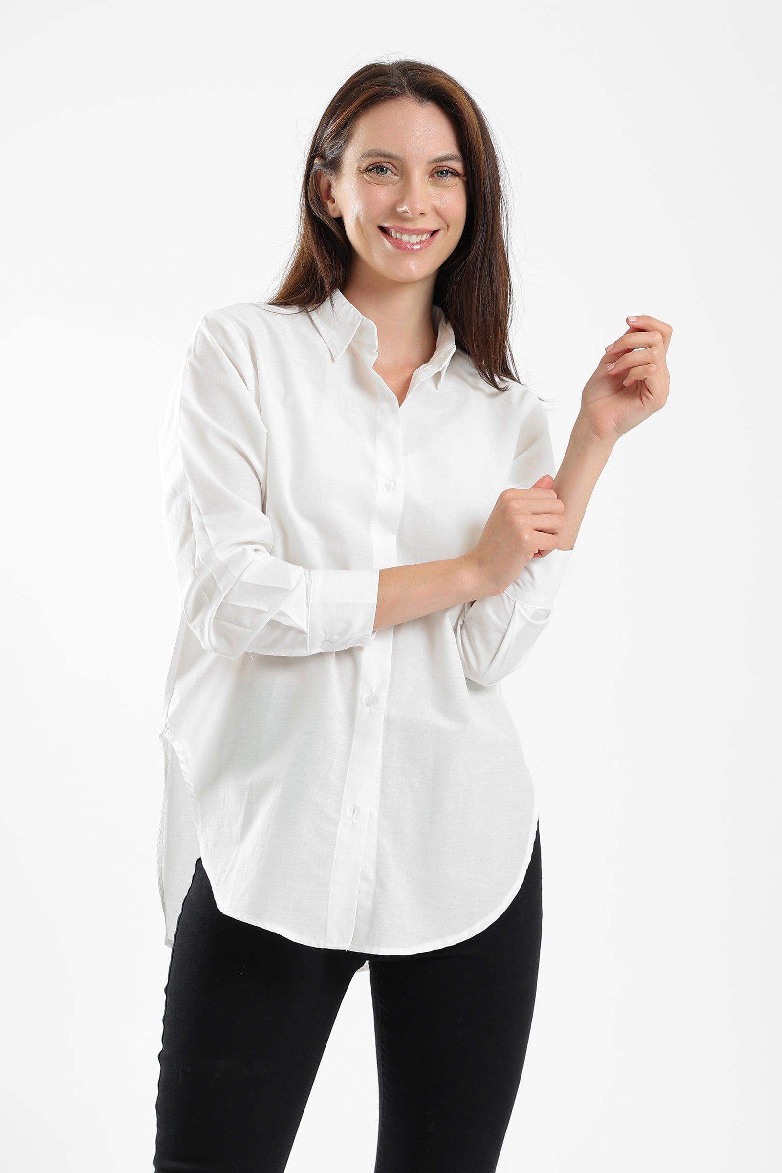 Regular Fit Cotton Shirt - Carina - ÙƒØ§Ø±ÙŠÙ†Ø§