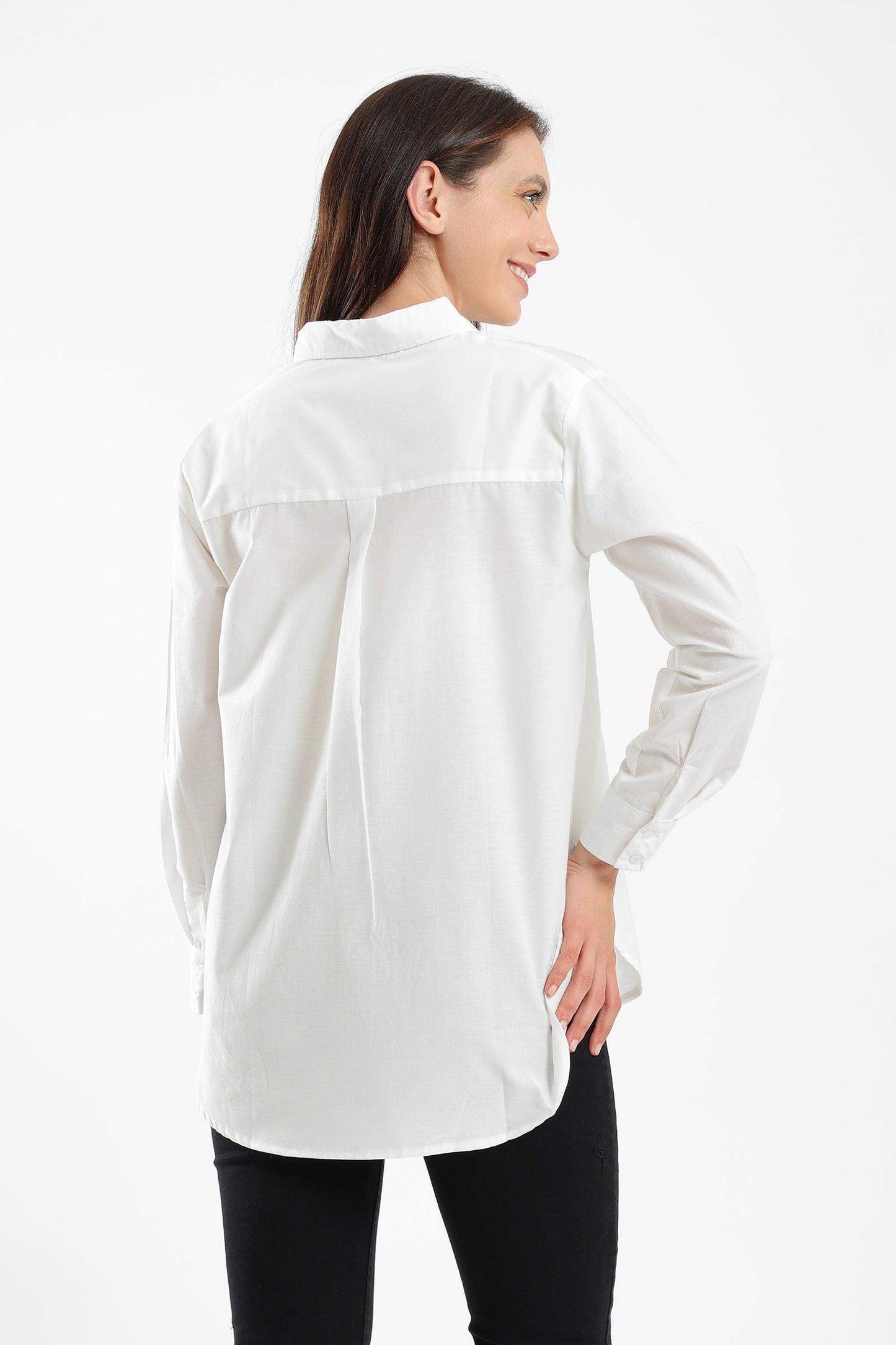 Regular Fit Cotton Shirt - Carina - ÙƒØ§Ø±ÙŠÙ†Ø§