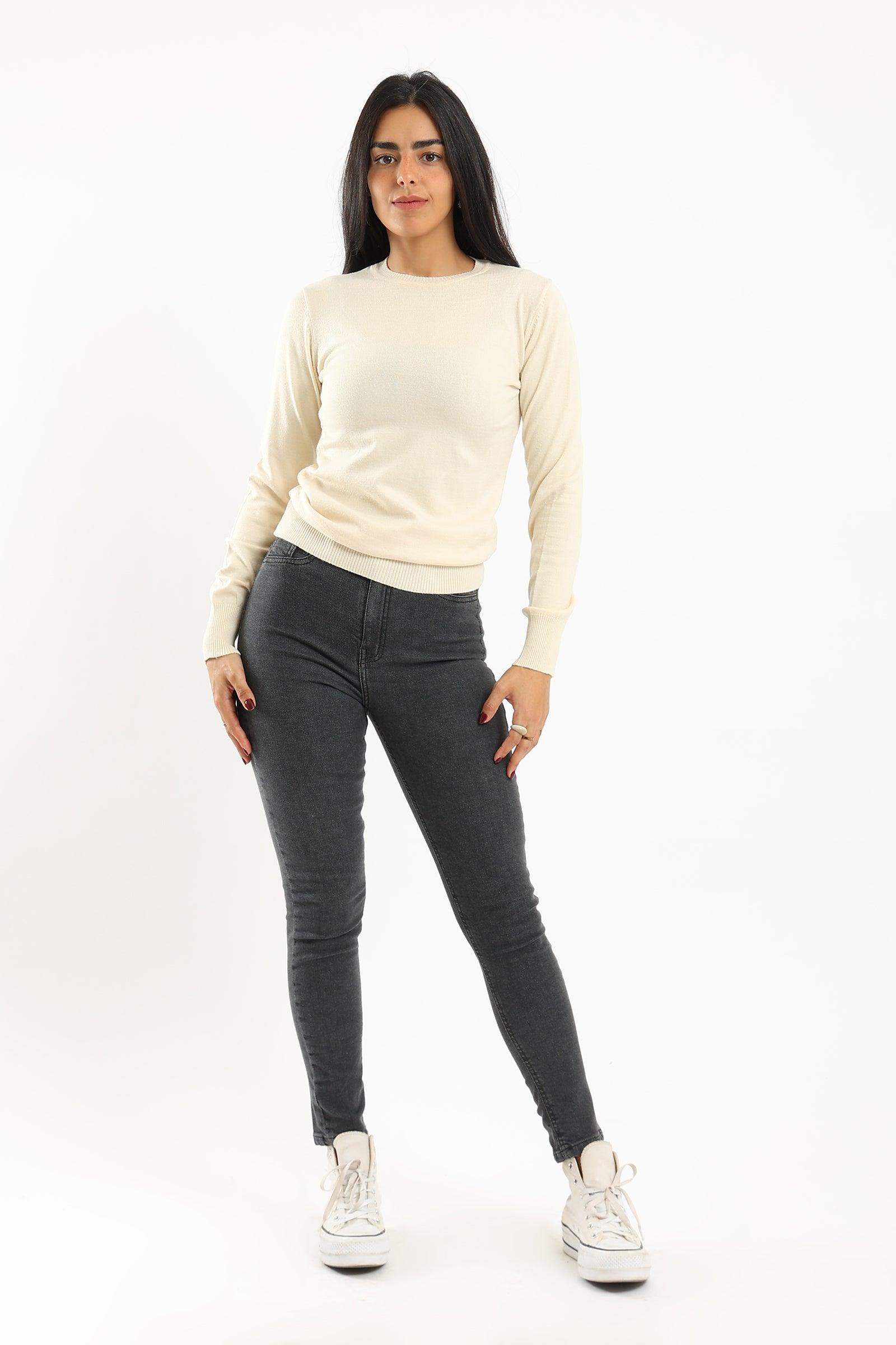 Regular Fit Knitted Pullover - Carina - ÙƒØ§Ø±ÙŠÙ†Ø§