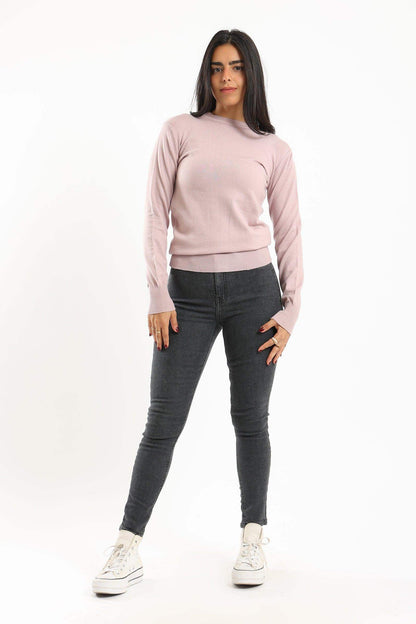 Regular Fit Knitted Pullover - Carina - ÙƒØ§Ø±ÙŠÙ†Ø§