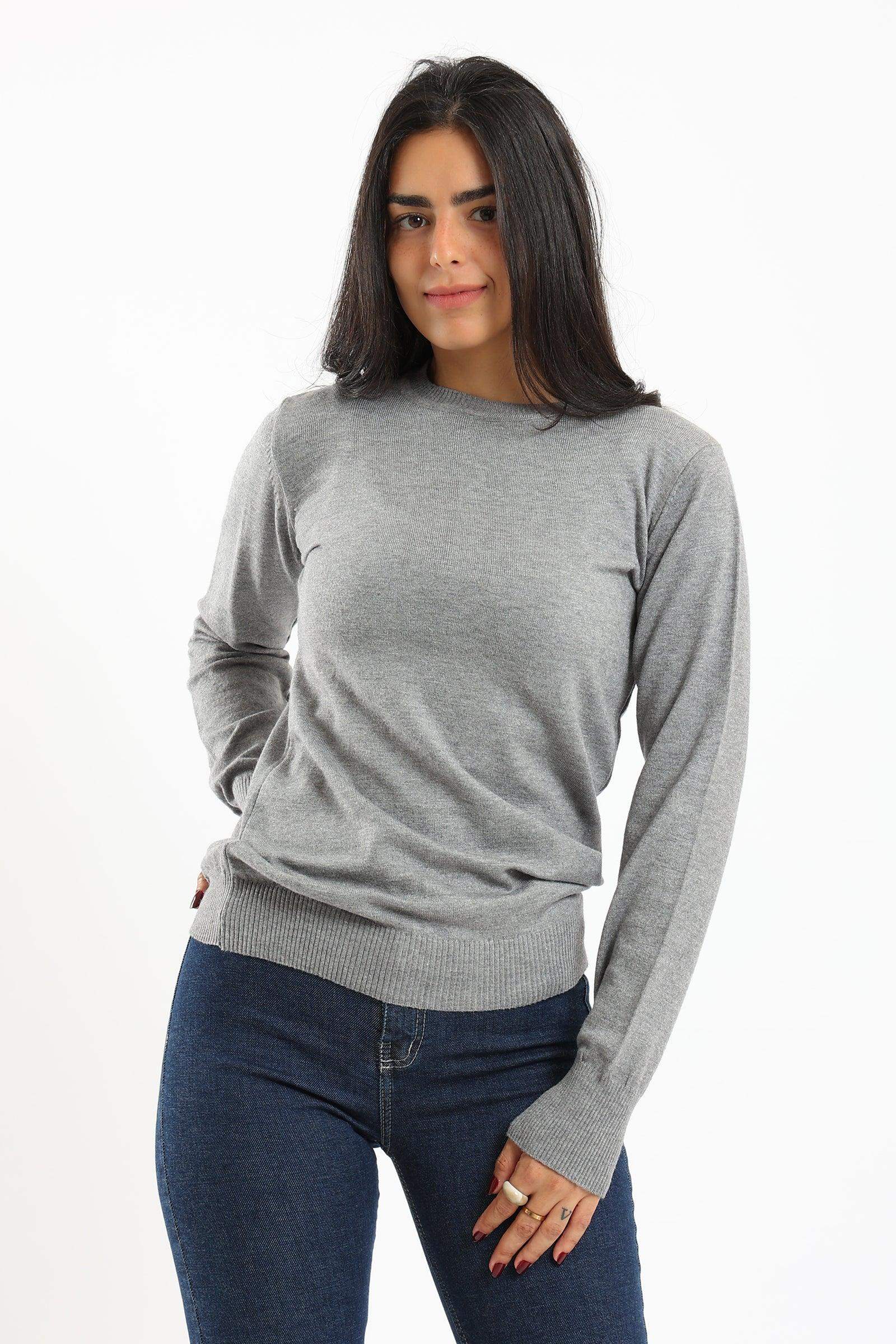 Regular Fit Knitted Pullover - Carina - ÙƒØ§Ø±ÙŠÙ†Ø§