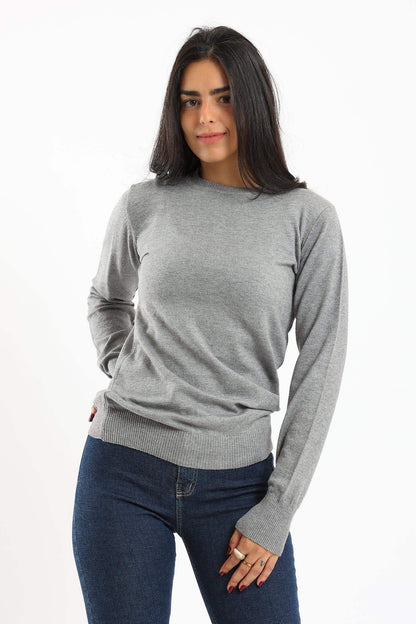 Regular Fit Knitted Pullover - Carina - ÙƒØ§Ø±ÙŠÙ†Ø§