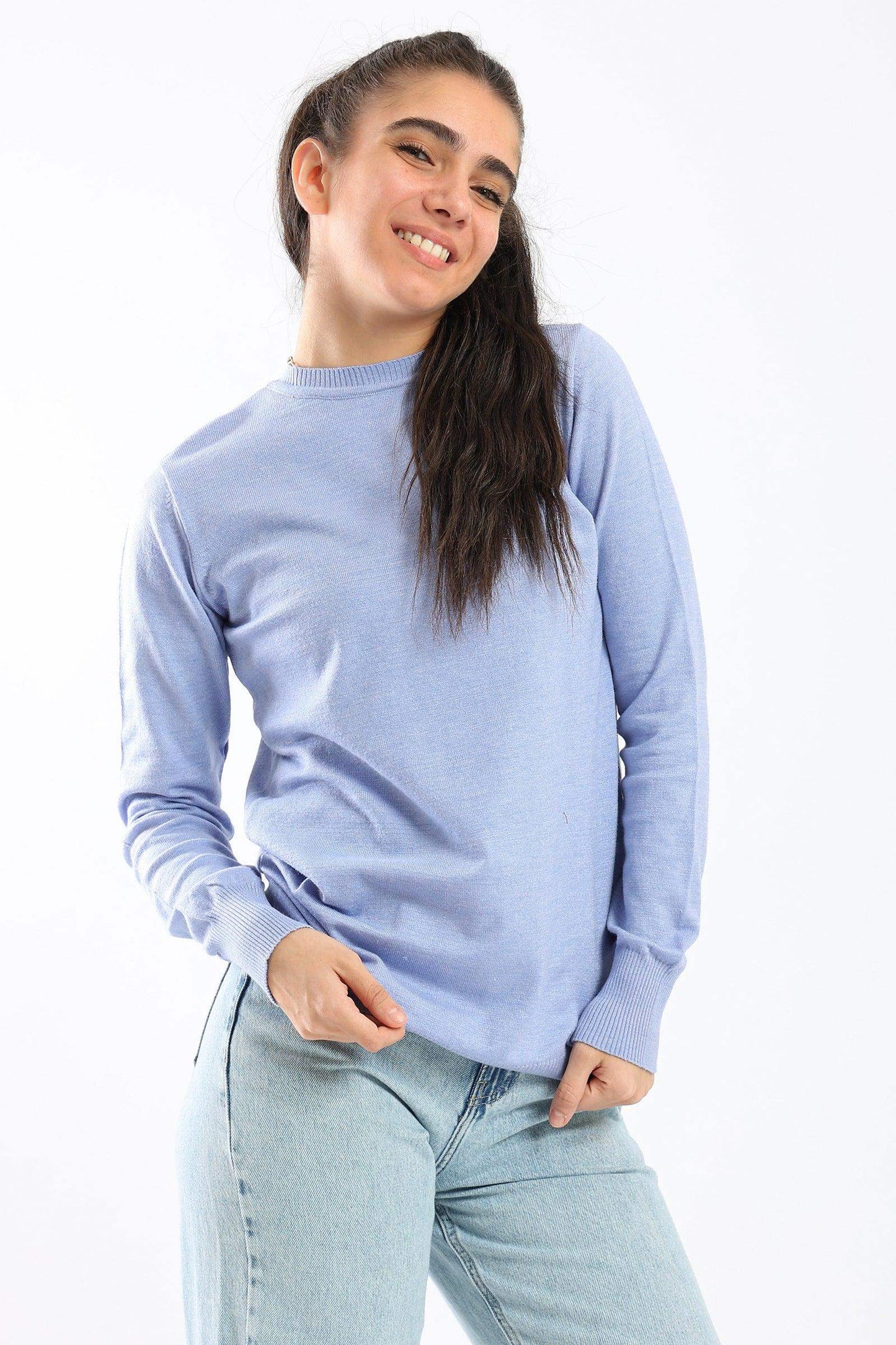 Regular Fit Knitted Pullover - Carina - ÙƒØ§Ø±ÙŠÙ†Ø§