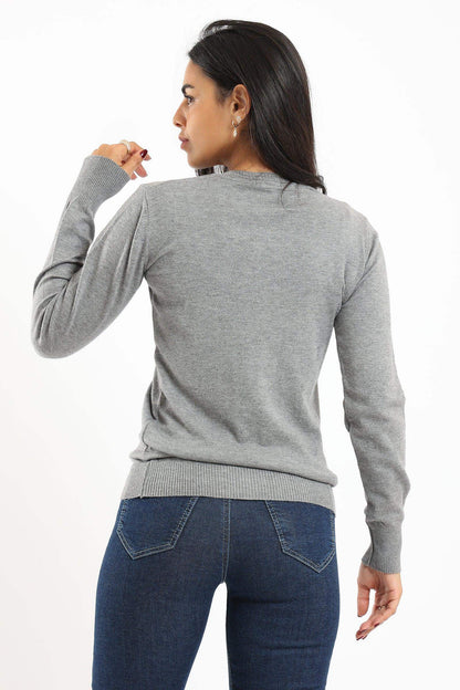 Regular Fit Knitted Pullover - Carina - ÙƒØ§Ø±ÙŠÙ†Ø§