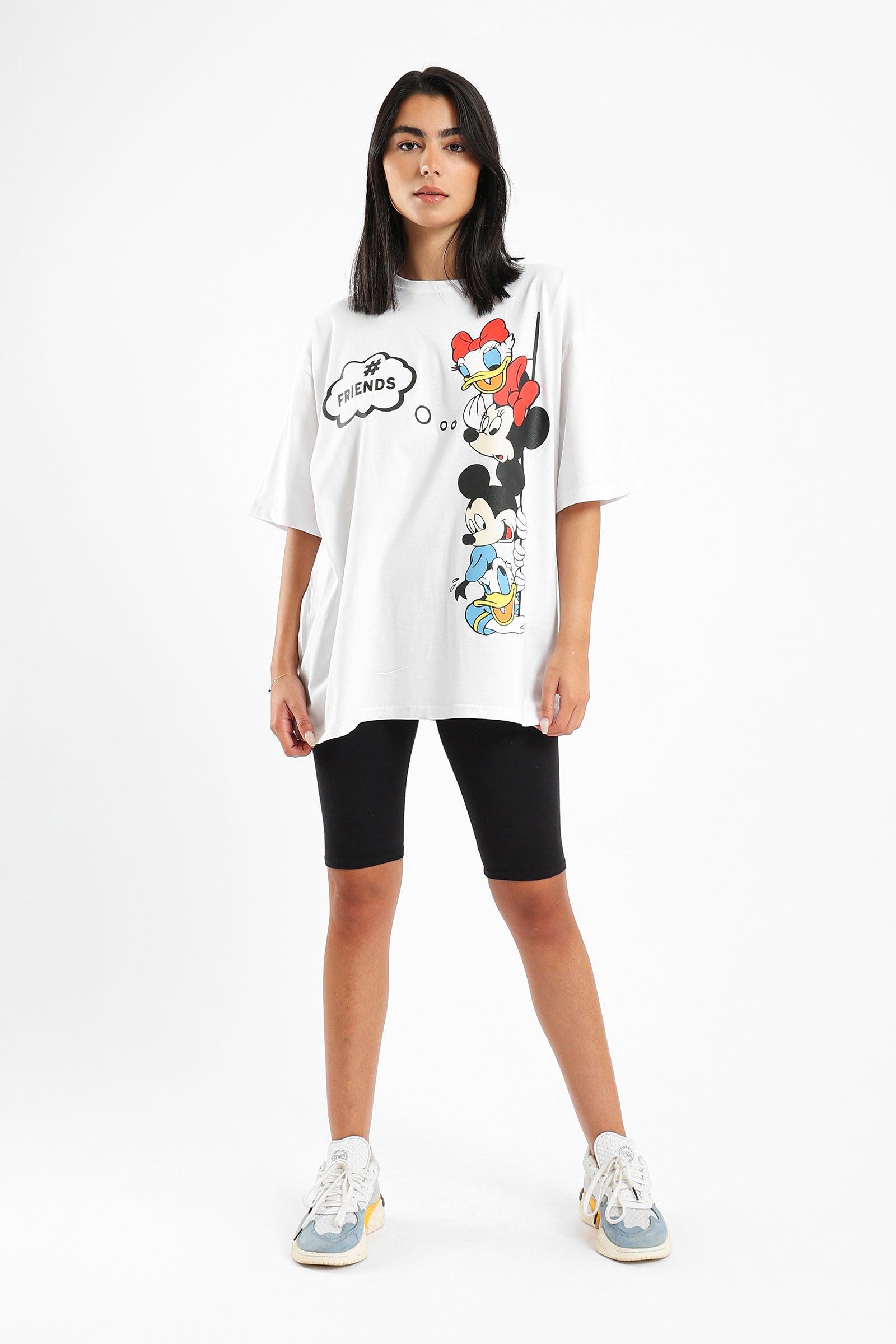 Relaxed Disney Printed T-shirt - Clue Wear