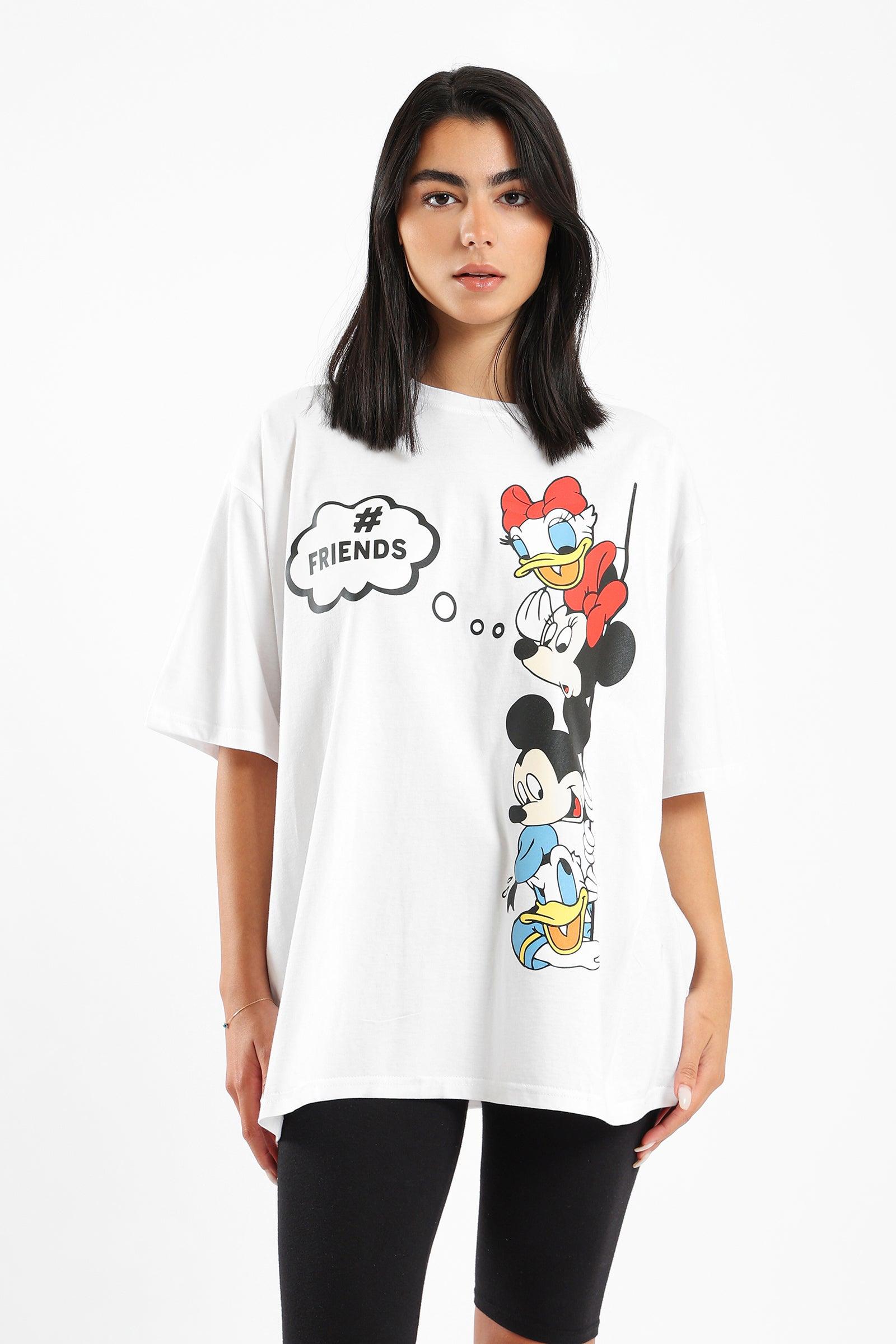 Relaxed Disney Printed T-shirt - Clue Wear