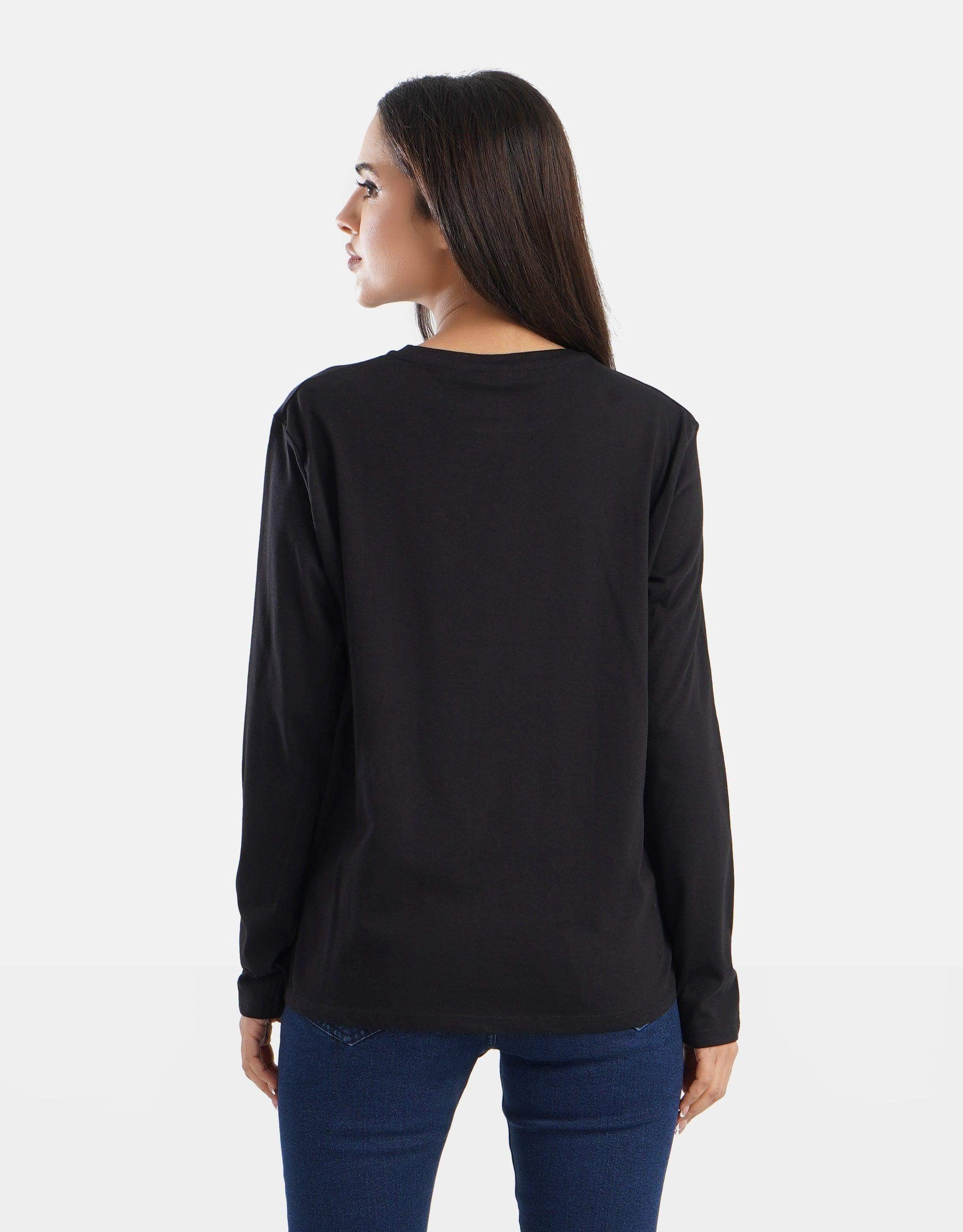 Relaxed Fit Long Sleeves T-shirt - Carina - ÙƒØ§Ø±ÙŠÙ†Ø§