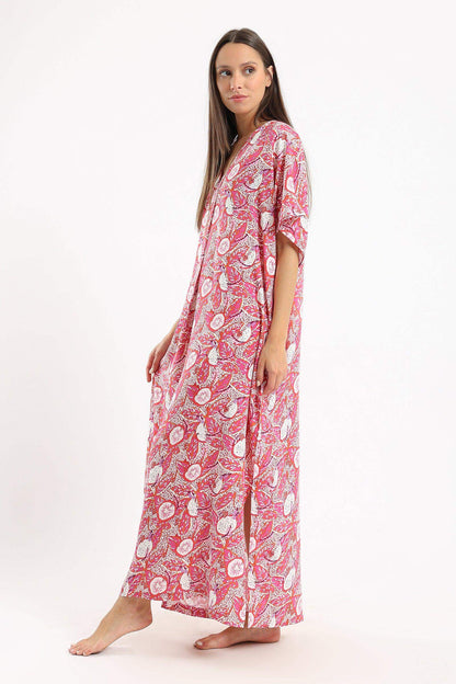 Relaxed Fit Printed Nightgown - Carina - ÙƒØ§Ø±ÙŠÙ†Ø§