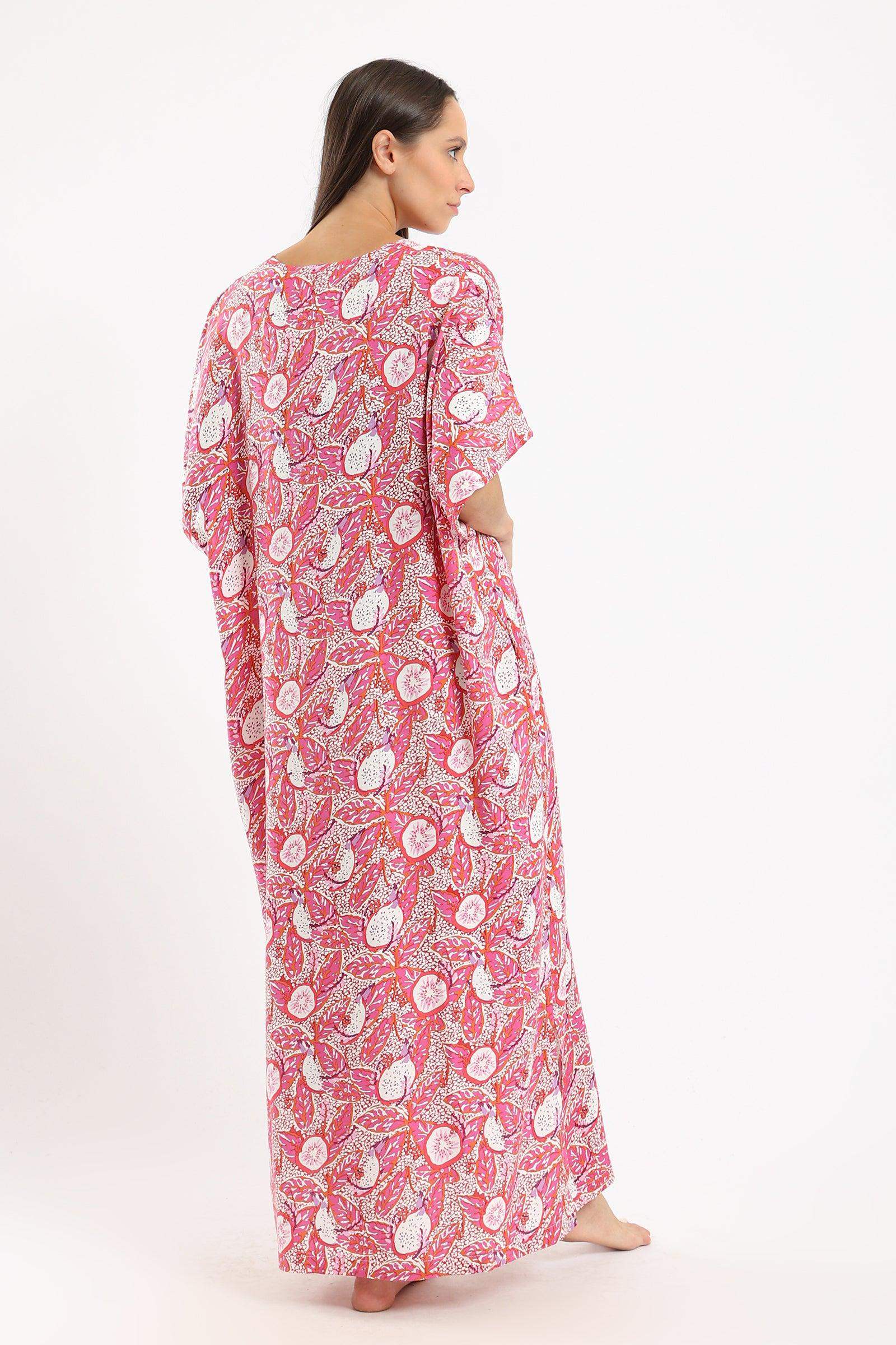 Relaxed Fit Printed Nightgown - Carina - ÙƒØ§Ø±ÙŠÙ†Ø§