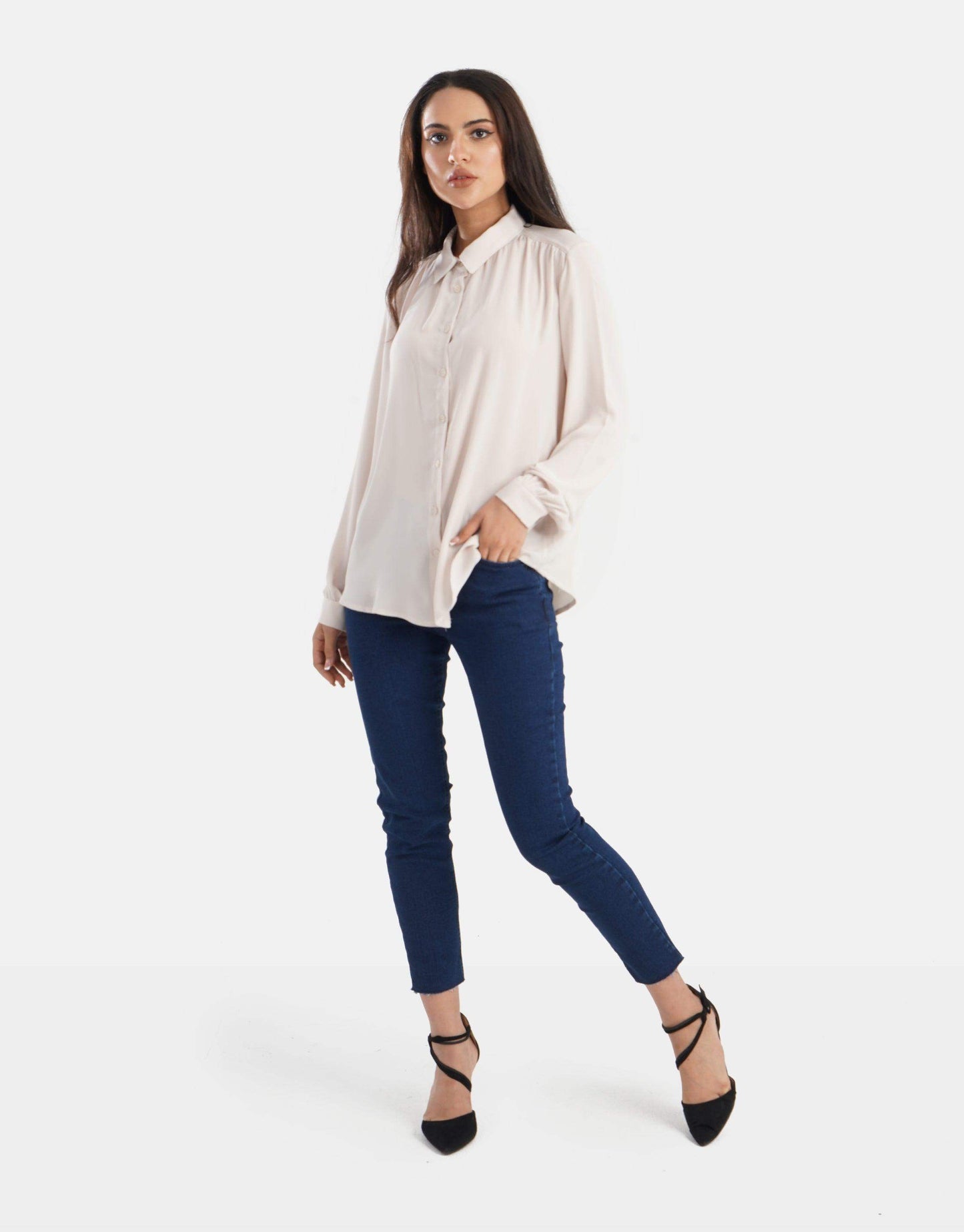 Relaxed Fit Shirt - Carina - ÙƒØ§Ø±ÙŠÙ†Ø§