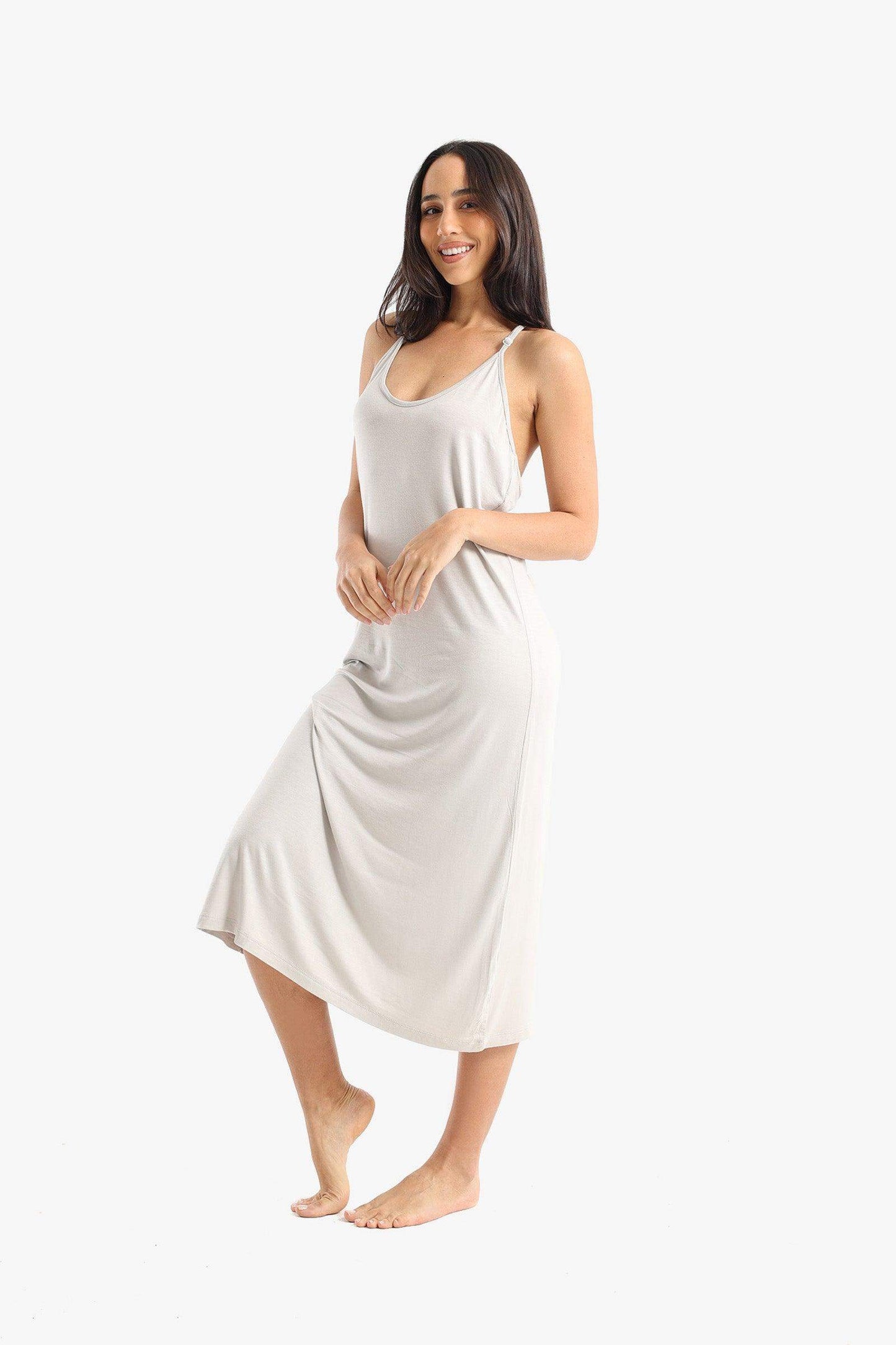 Relaxed Fit Sleeveless Nightgown - Carina - ÙƒØ§Ø±ÙŠÙ†Ø§