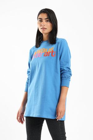 Relaxed Printed Sweatshirt - Clue Wear