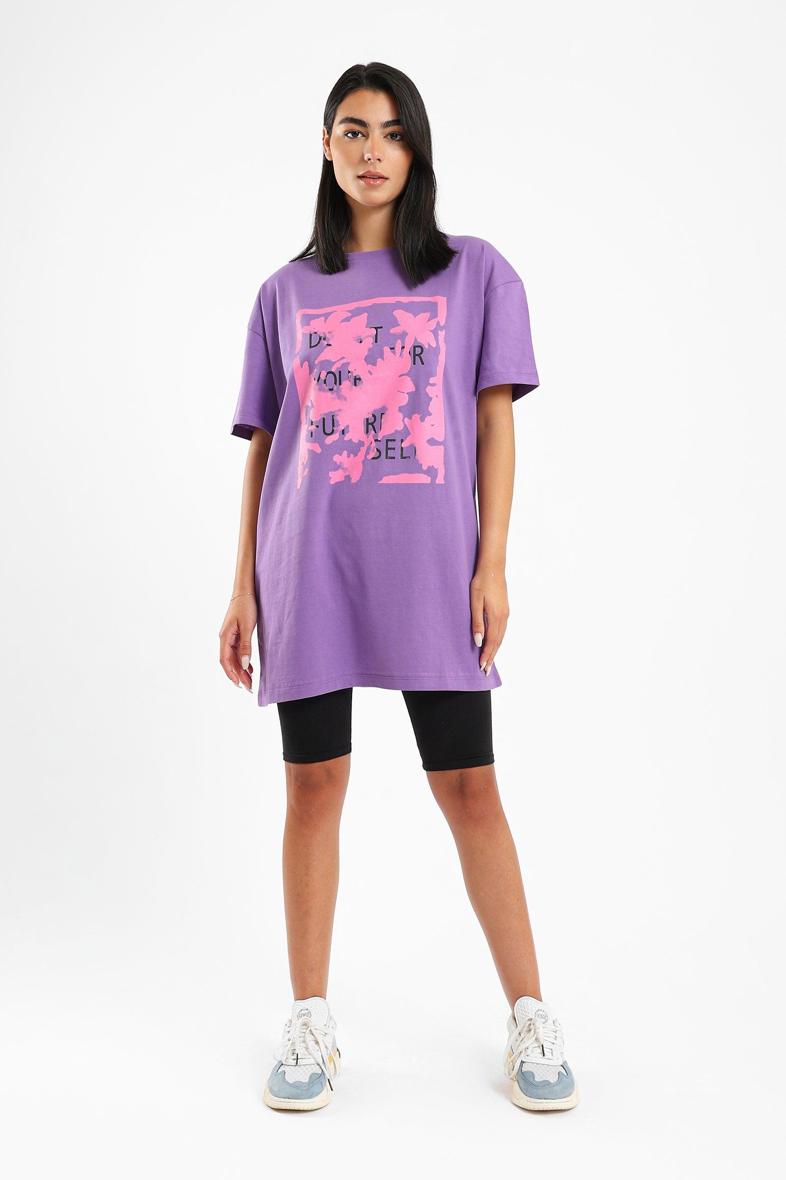 Relaxed Printed T-shirt - Clue Wear