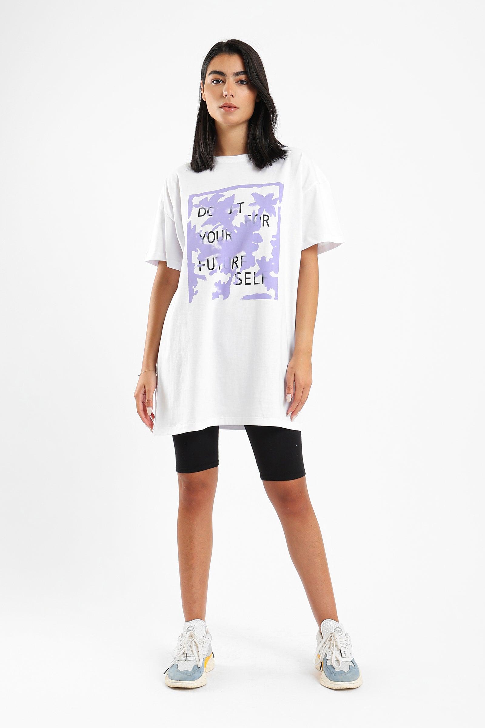 Relaxed Printed T-shirt - Clue Wear