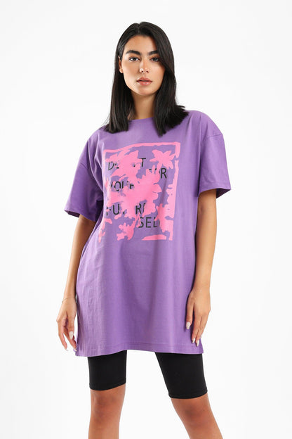 Relaxed Printed T-shirt - Clue Wear