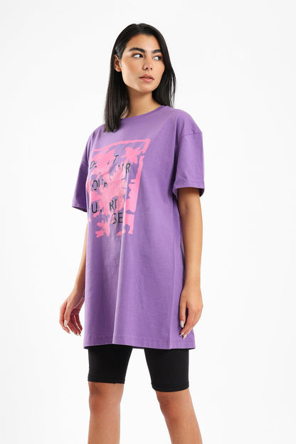 Relaxed Printed T-shirt - Clue Wear