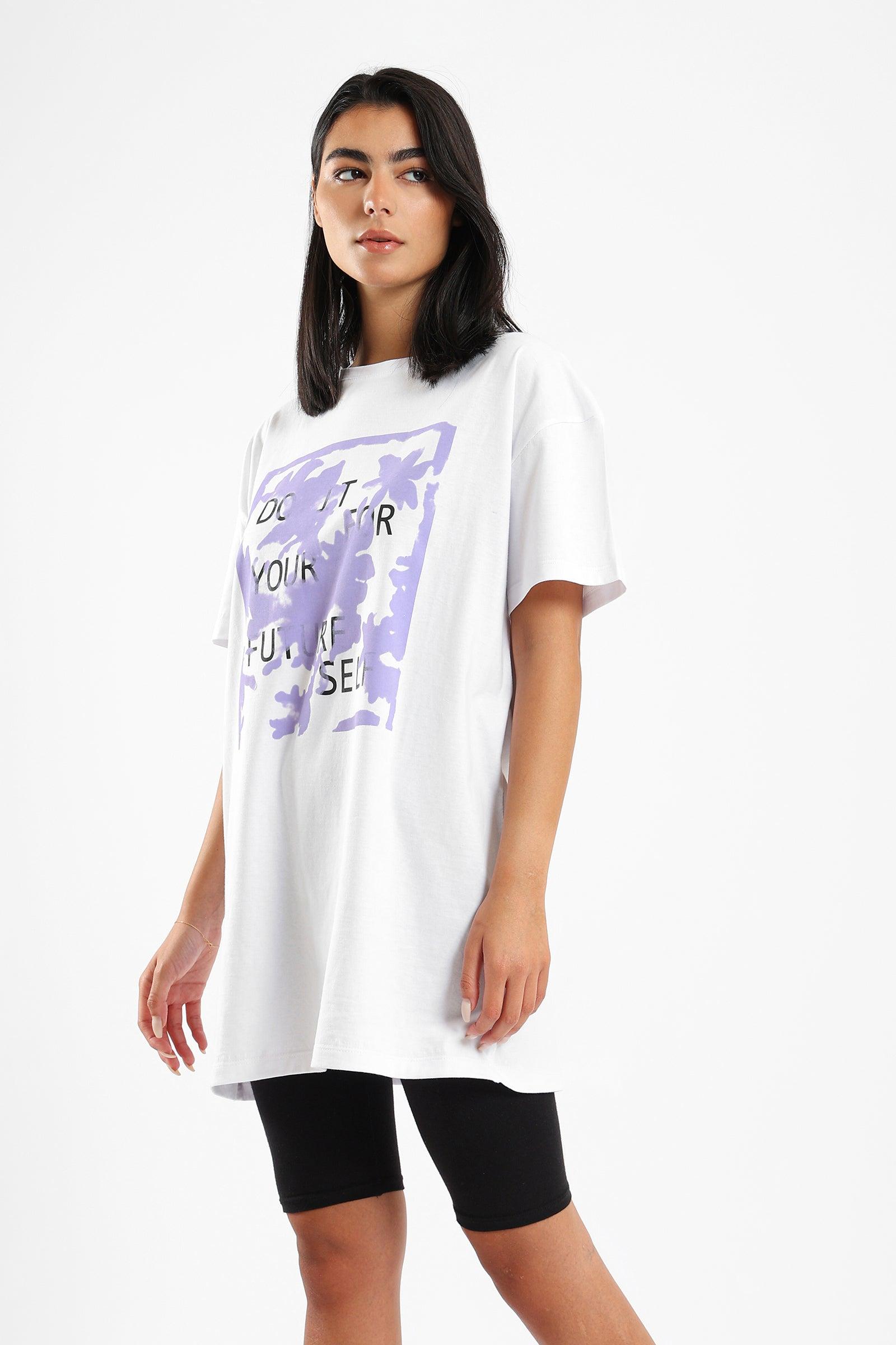 Relaxed Printed T-shirt - Clue Wear