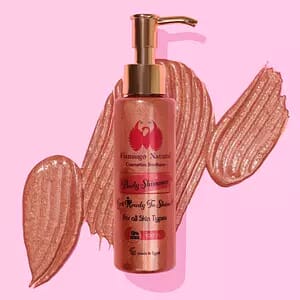 Flamingo natural Body Shimmer Lotion Warm Gold