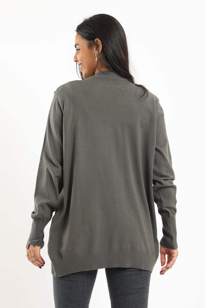 Ribbed Hem Plain Pullover - Carina - ÙƒØ§Ø±ÙŠÙ†Ø§