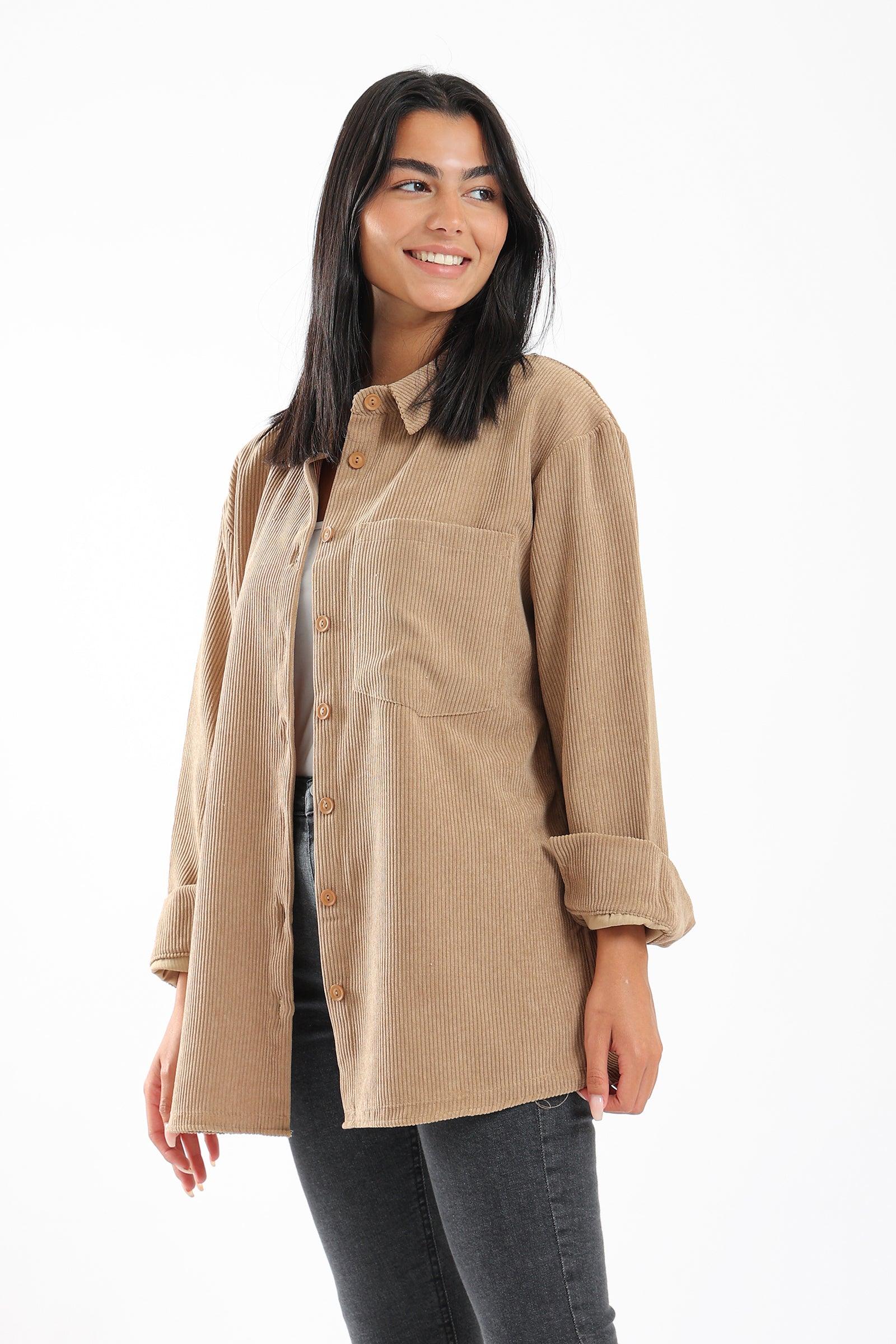 Ribbed Long Sleeve Shirt - Clue Wear