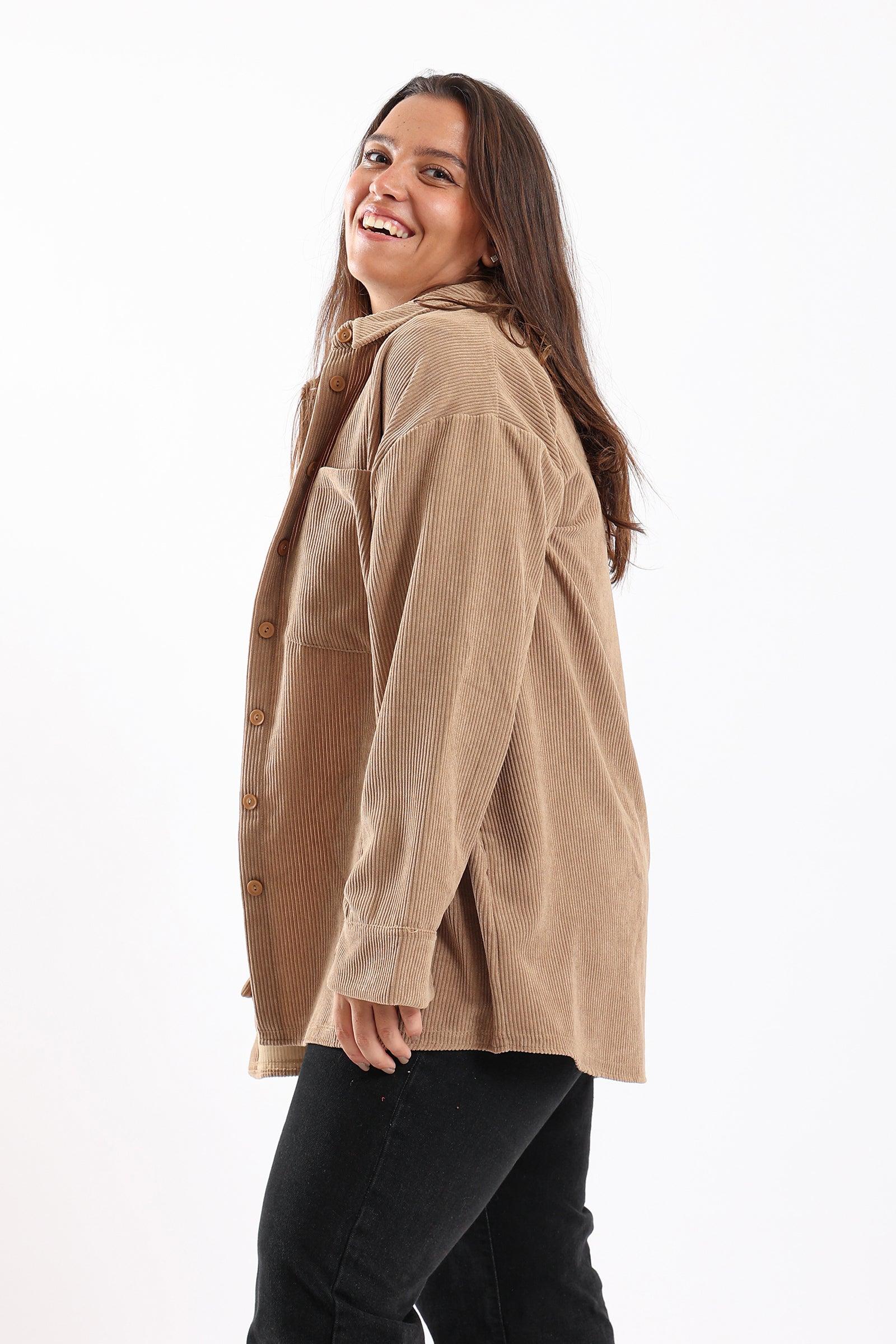 Ribbed Long Sleeve Shirt - Clue Wear