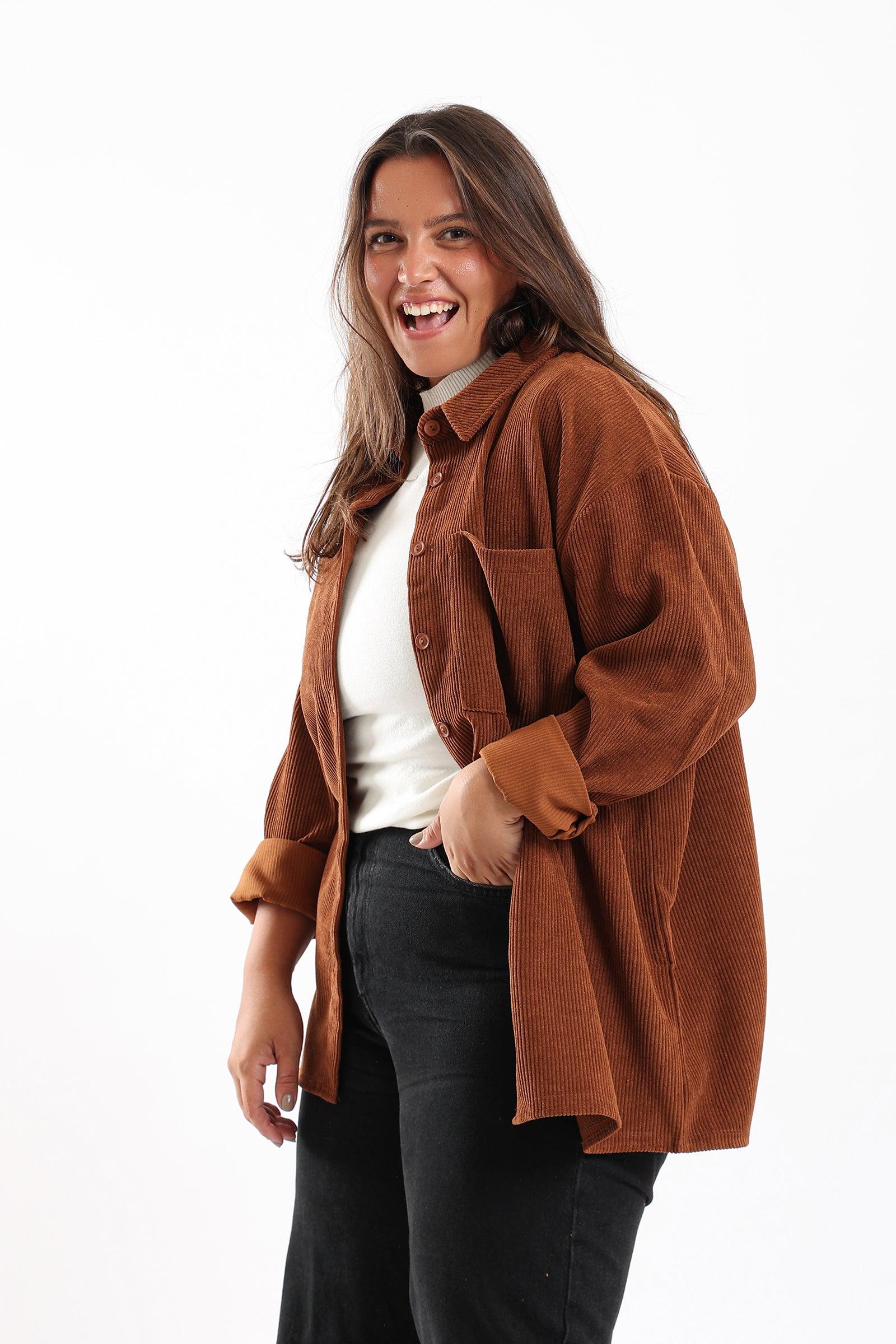 Ribbed Long Sleeve Shirt - Clue Wear