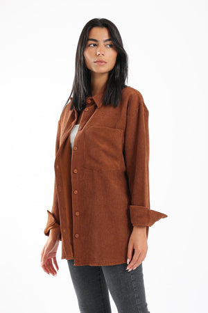 Ribbed Long Sleeve Shirt - Clue Wear