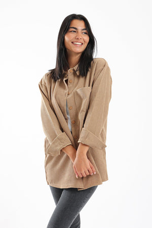 Ribbed Long Sleeve Shirt - Clue Wear