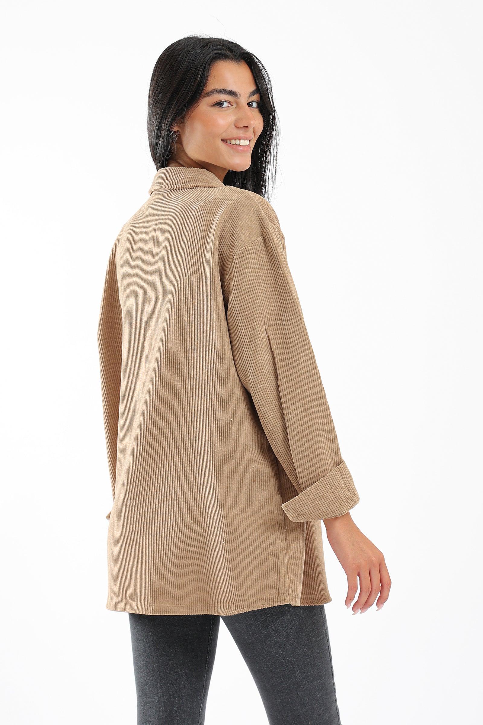Ribbed Long Sleeve Shirt - Clue Wear
