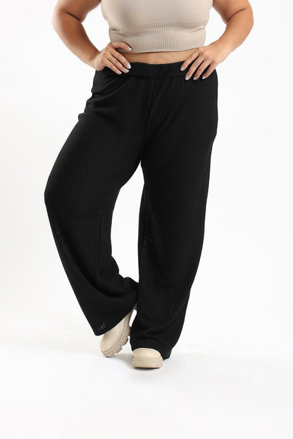 Ribbed Loose Lounge Pants - Clue Wear