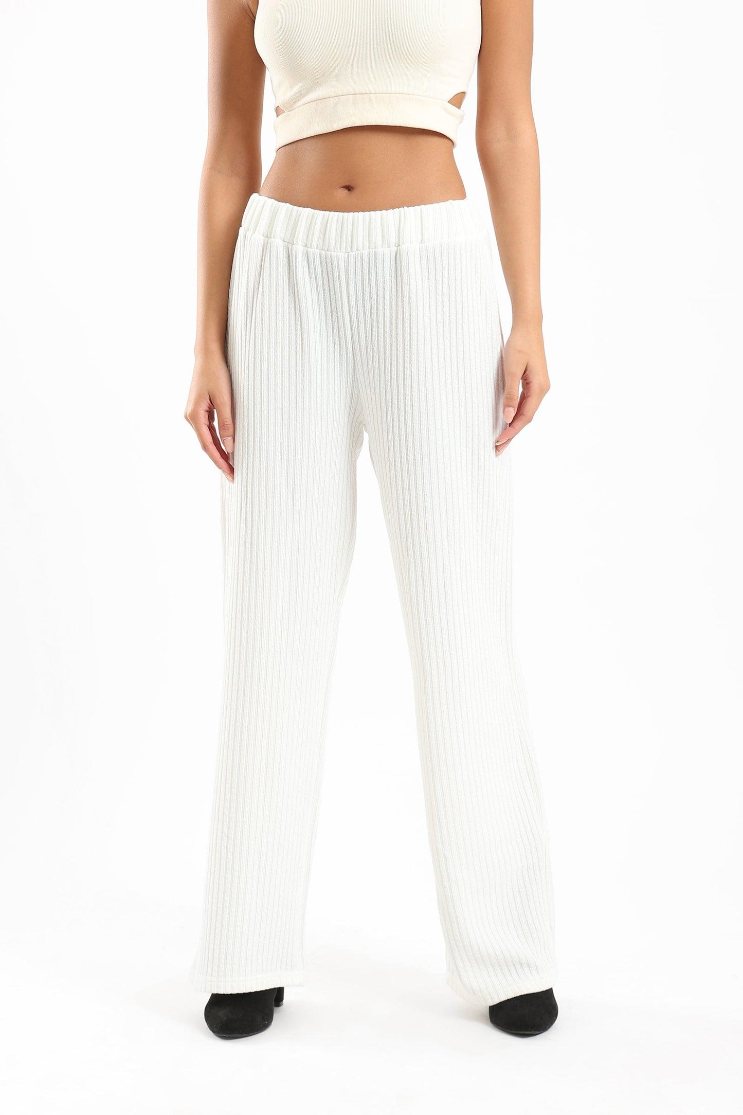 Ribbed Loose Lounge Pants - Clue Wear