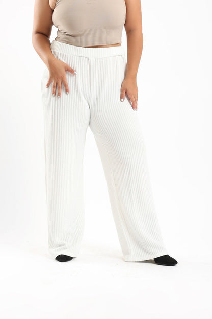 Ribbed Loose Lounge Pants - Clue Wear