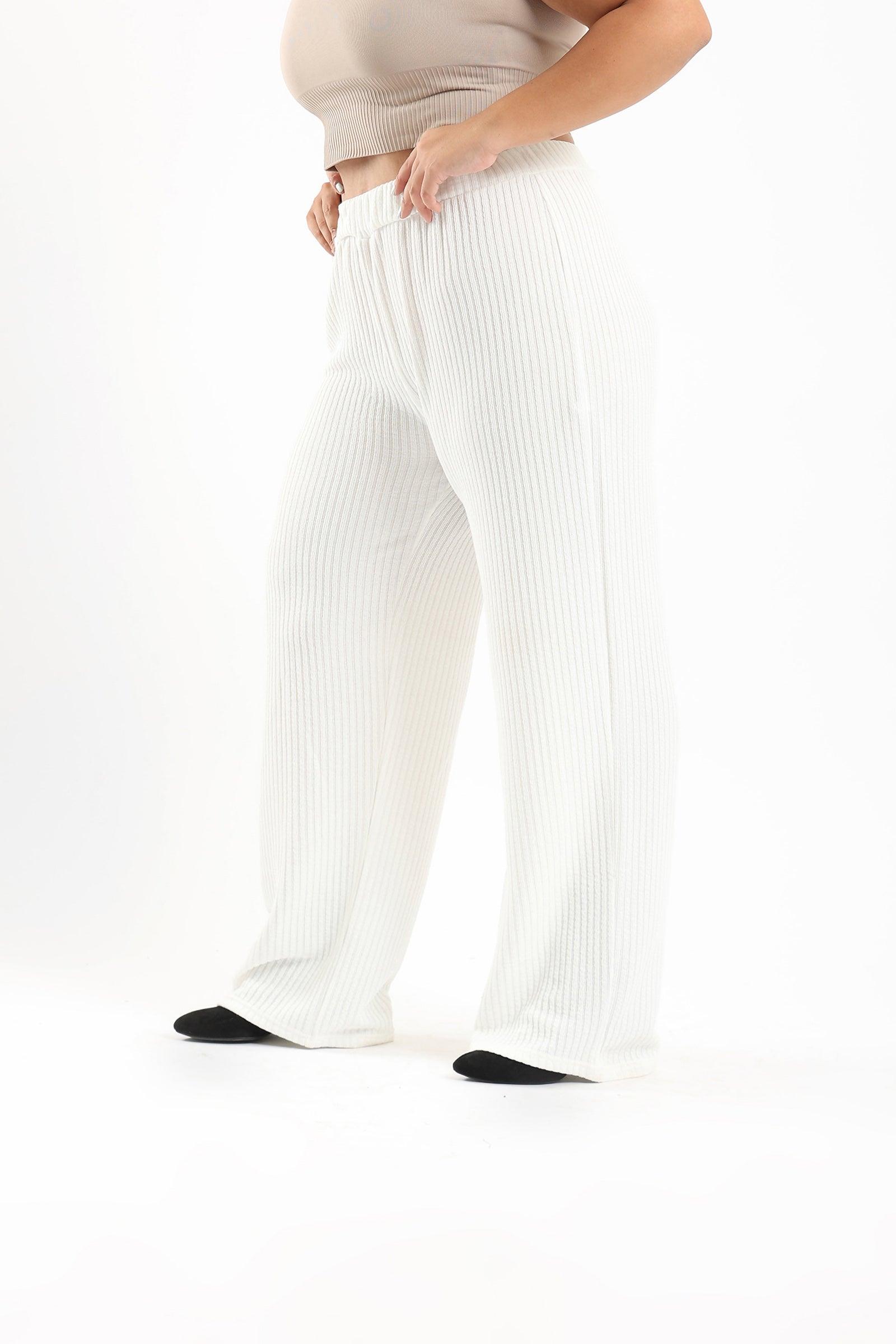 Ribbed Loose Lounge Pants - Clue Wear