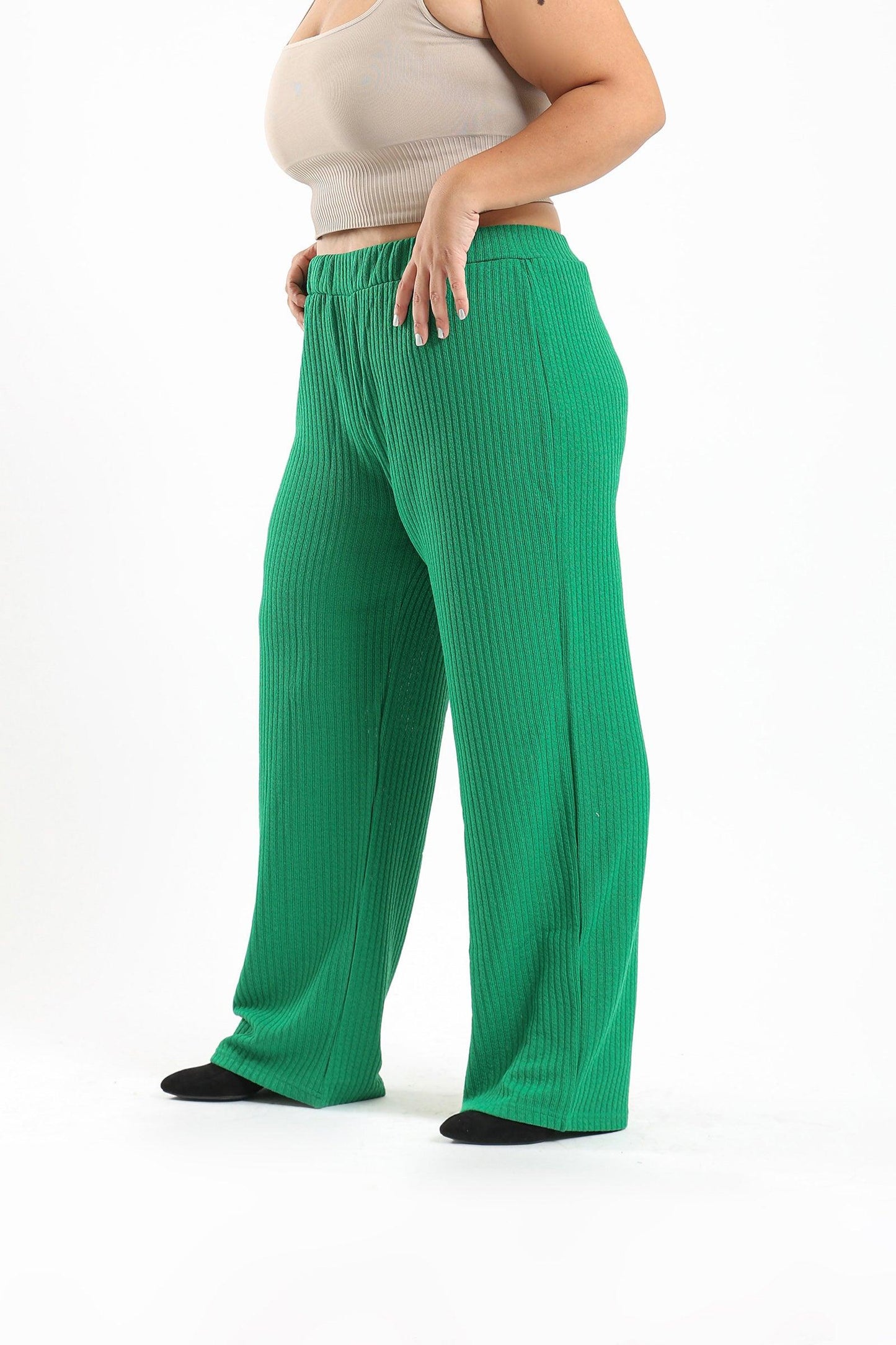 Ribbed Loose Lounge Pants - Clue Wear