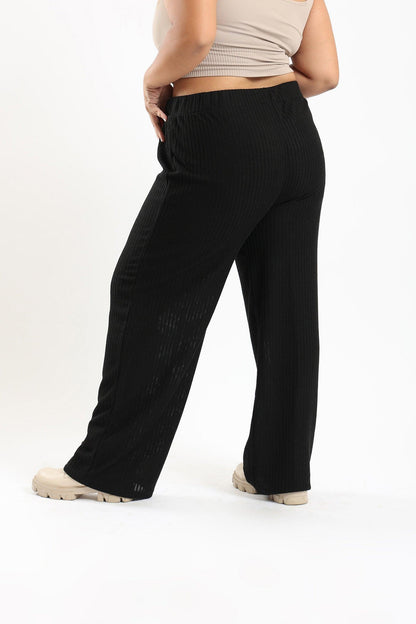 Ribbed Loose Lounge Pants - Clue Wear