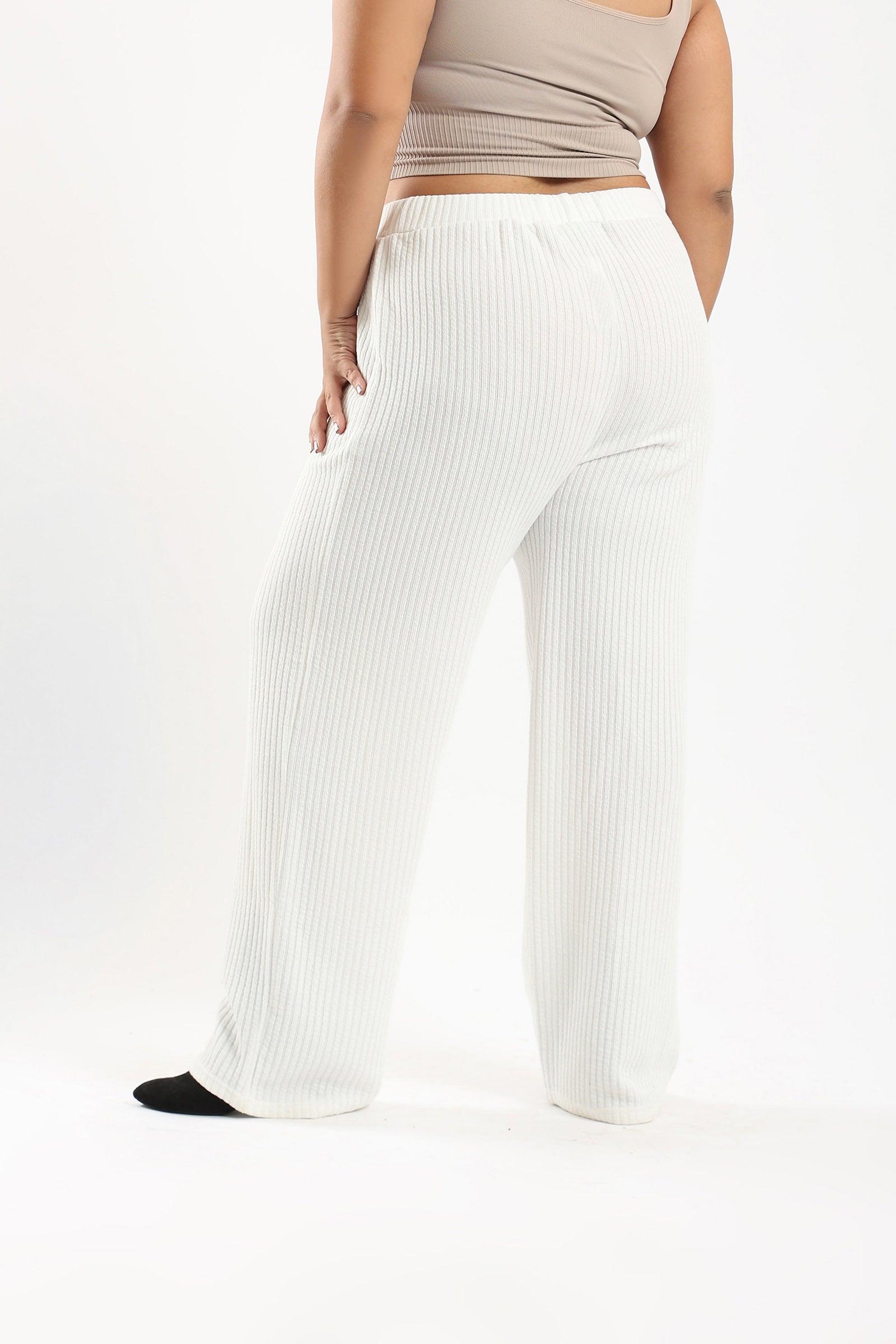 Ribbed Loose Lounge Pants - Clue Wear