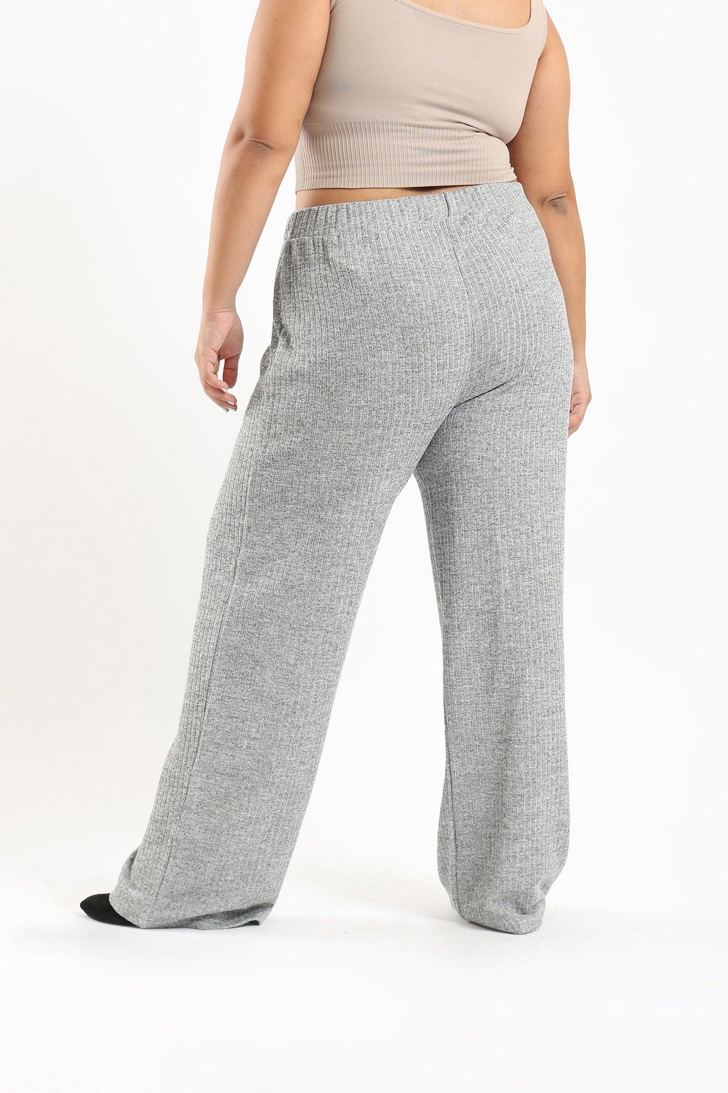 Ribbed Loose Lounge Pants - Clue Wear