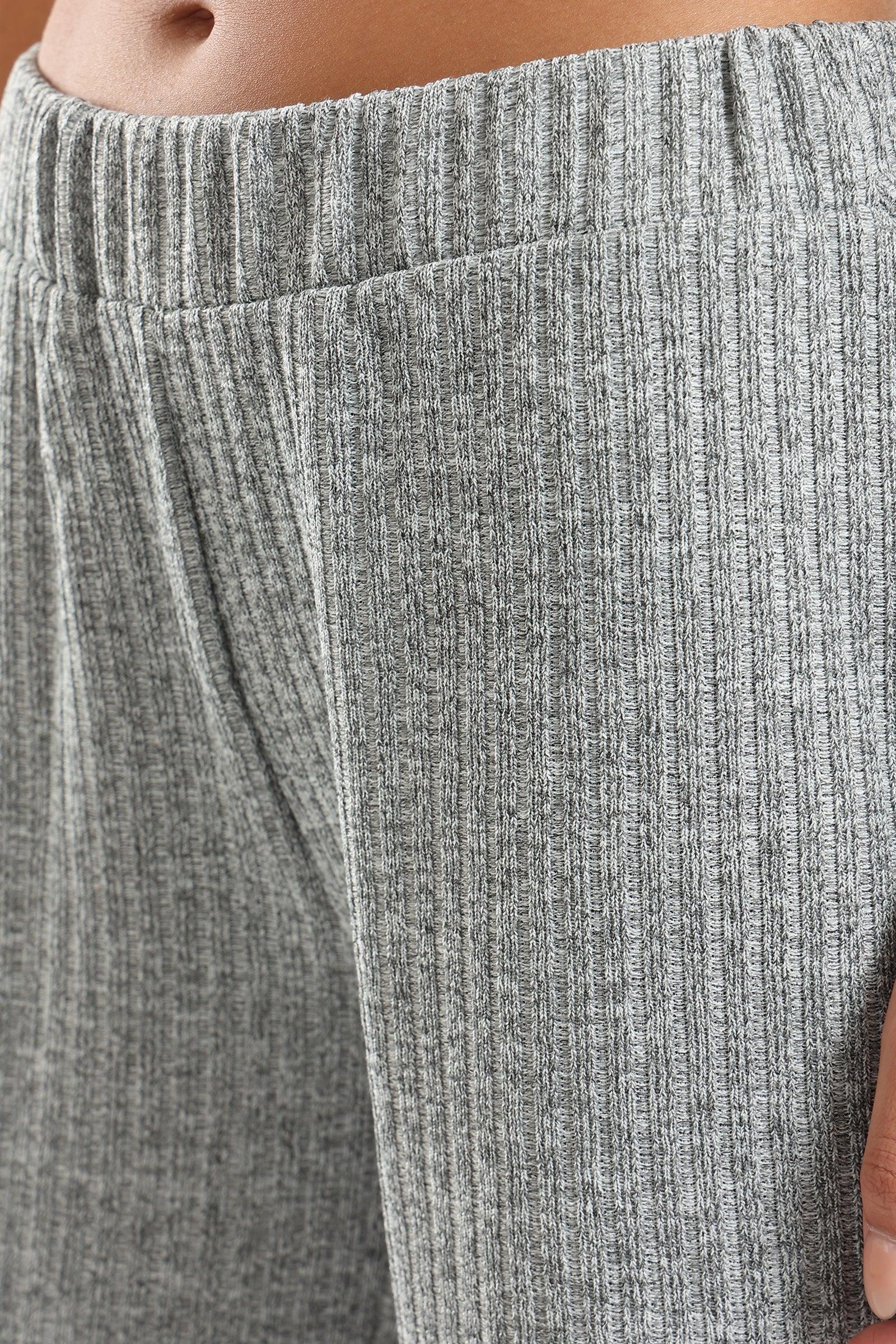 Ribbed Loose Lounge Pants - Clue Wear