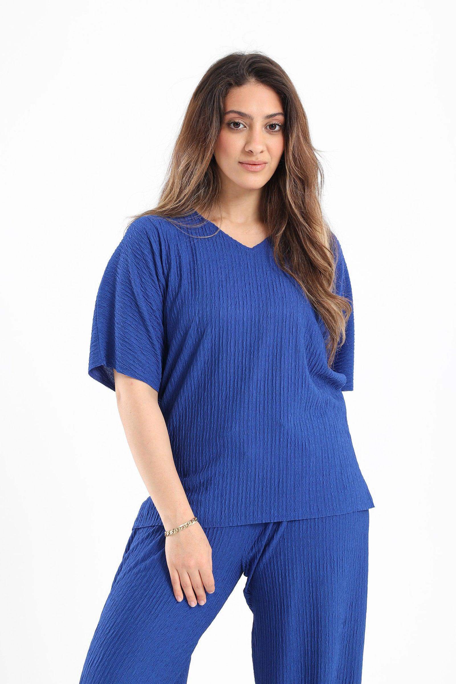 Ribbed Lounge T-Shirt - Carina - ÙƒØ§Ø±ÙŠÙ†Ø§