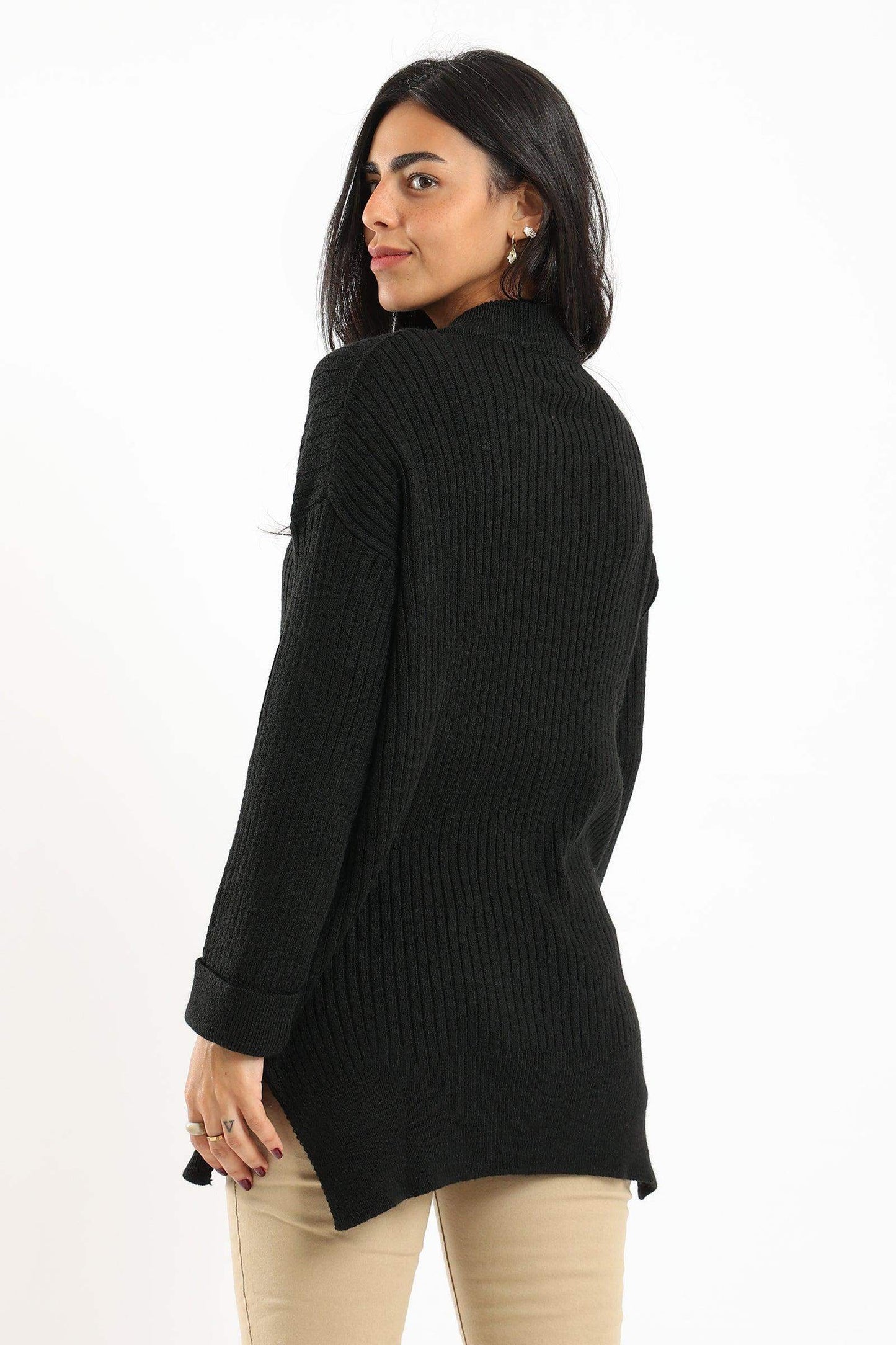 Ribbed Oversized Pullover - Carina - ÙƒØ§Ø±ÙŠÙ†Ø§