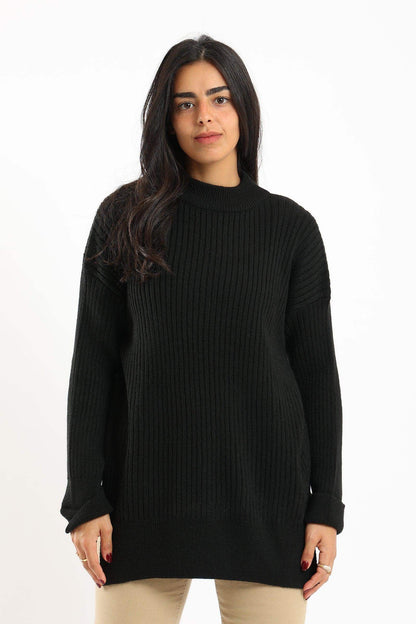 Ribbed Oversized Pullover - Carina - ÙƒØ§Ø±ÙŠÙ†Ø§