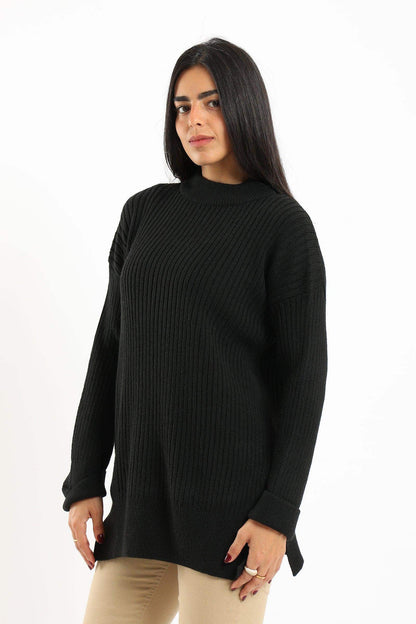 Ribbed Oversized Pullover - Carina - ÙƒØ§Ø±ÙŠÙ†Ø§