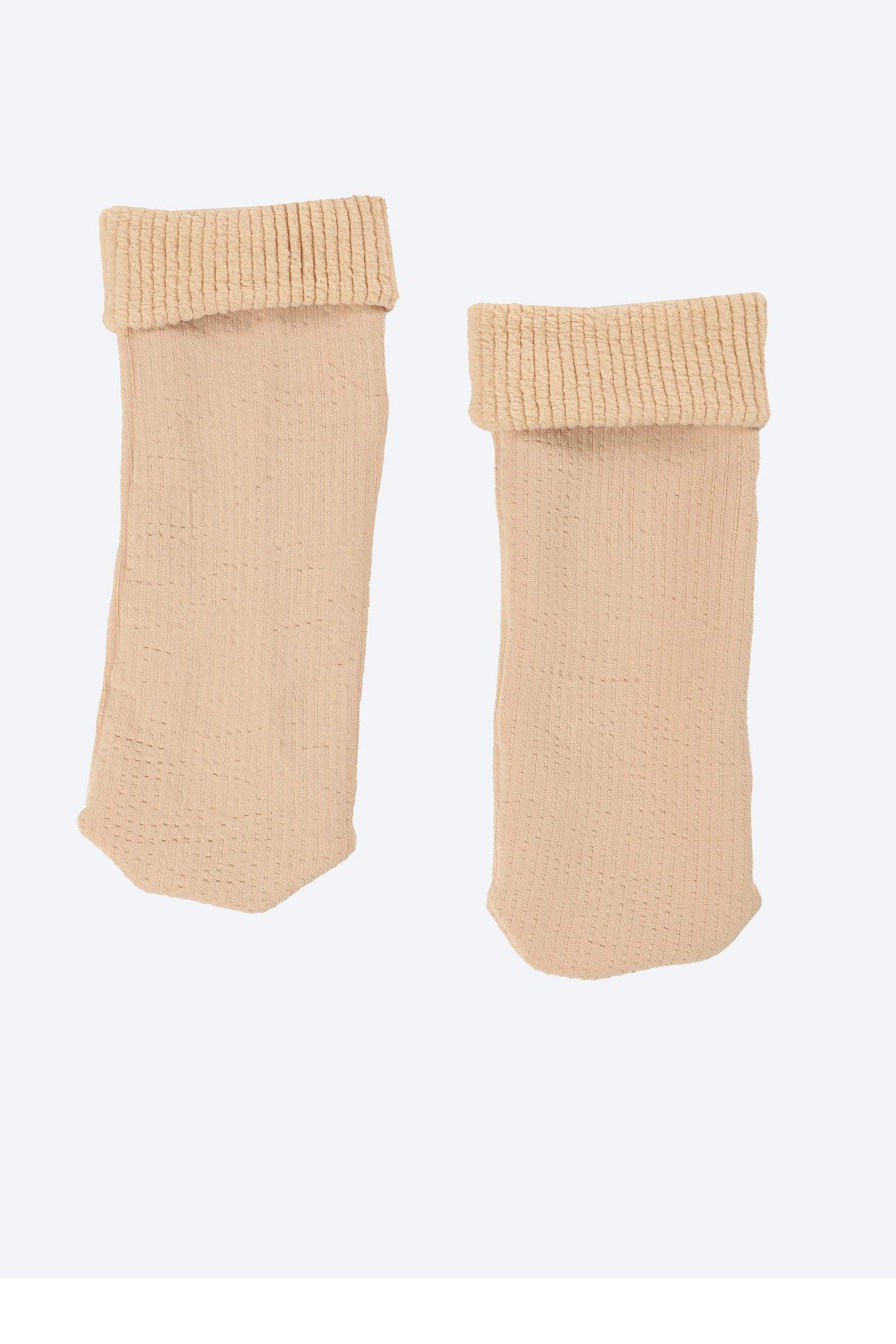 Ribbed Plain Socks - Carina - ÙƒØ§Ø±ÙŠÙ†Ø§