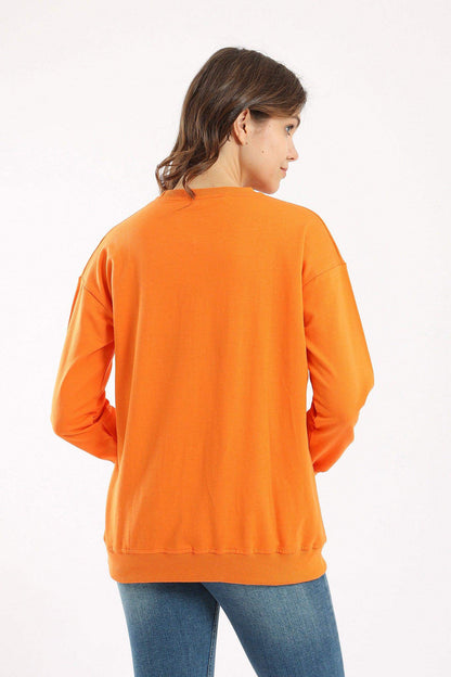 Ribbed Trim Lounge Sweatshirt - Carina - ÙƒØ§Ø±ÙŠÙ†Ø§