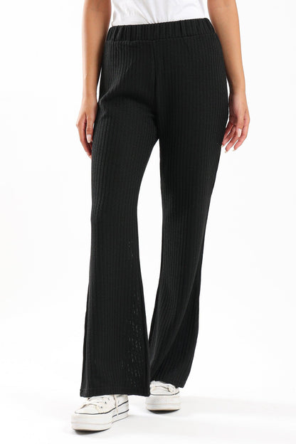 Ribbed Viscose Pants - Clue Wear