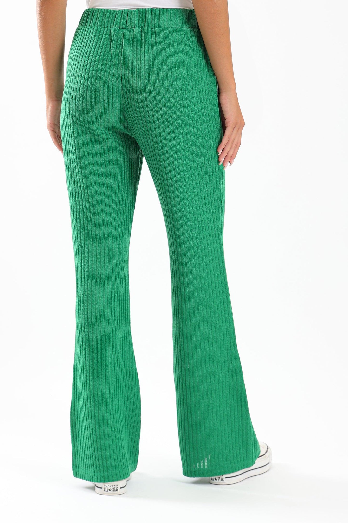 Ribbed Viscose Pants - Clue Wear